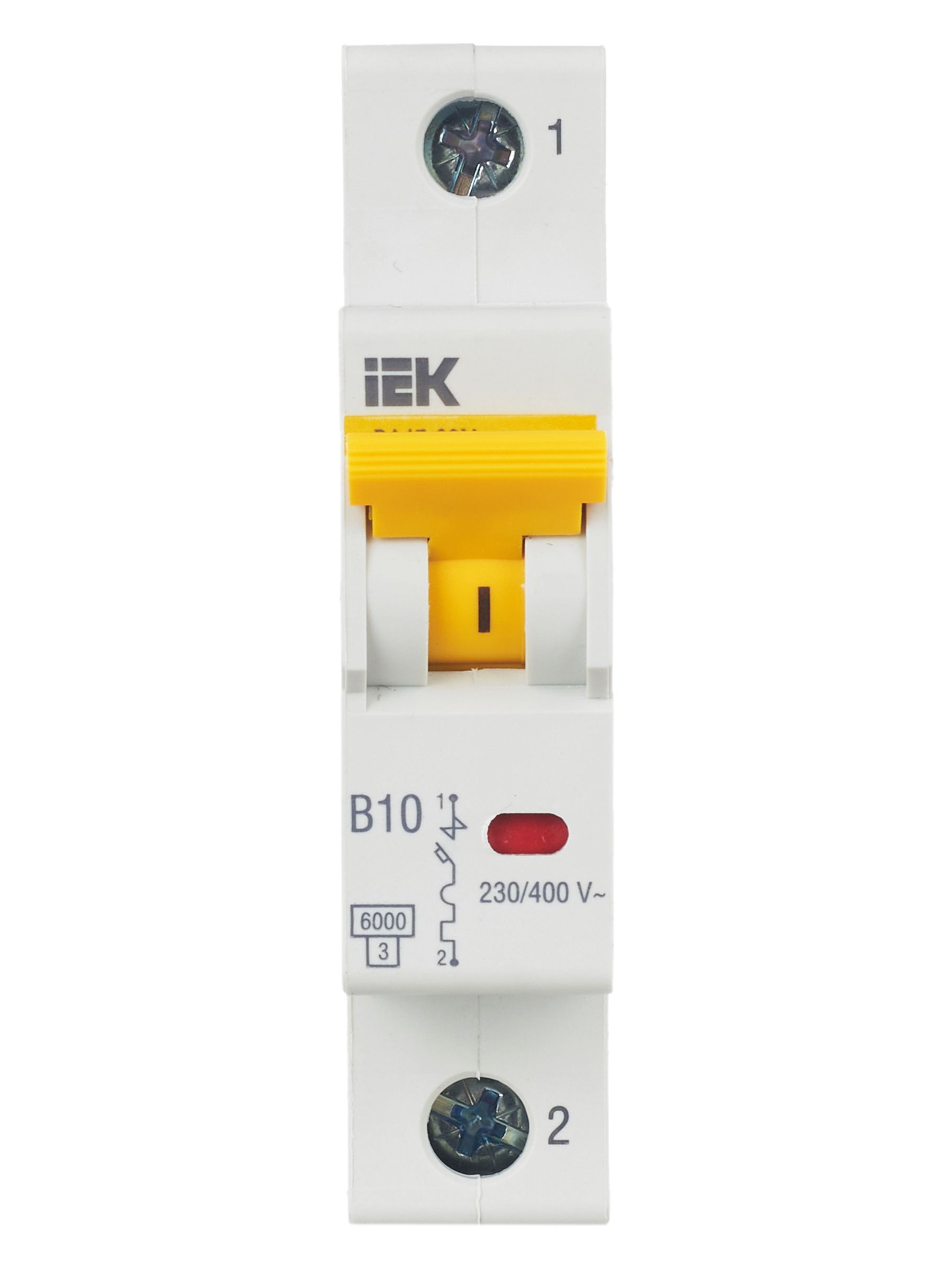 KARAT Автоматический выключатель ВА47-60M 1P B 10А 6кА IEK — фото