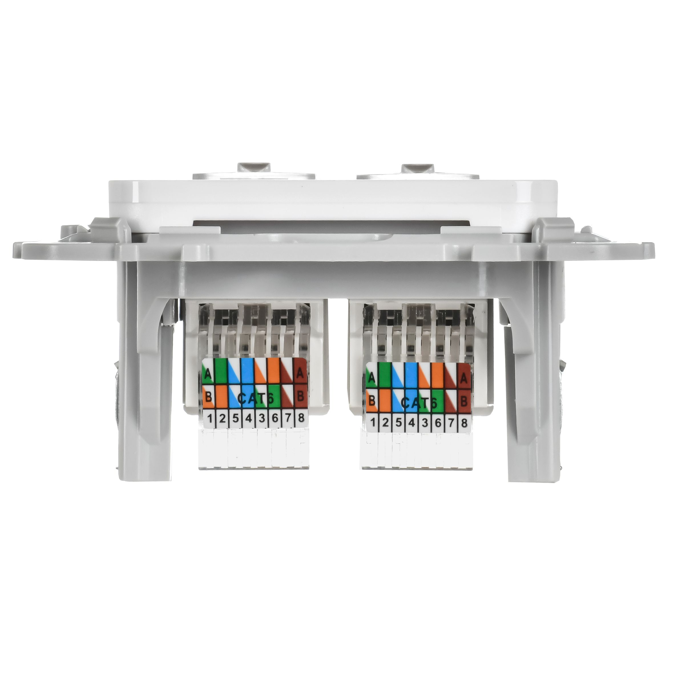 FLITE Розетка 2-местная компьютерная RJ45 категория 6 UTP РК6-2-0-ФлБ белый IEK — фото
