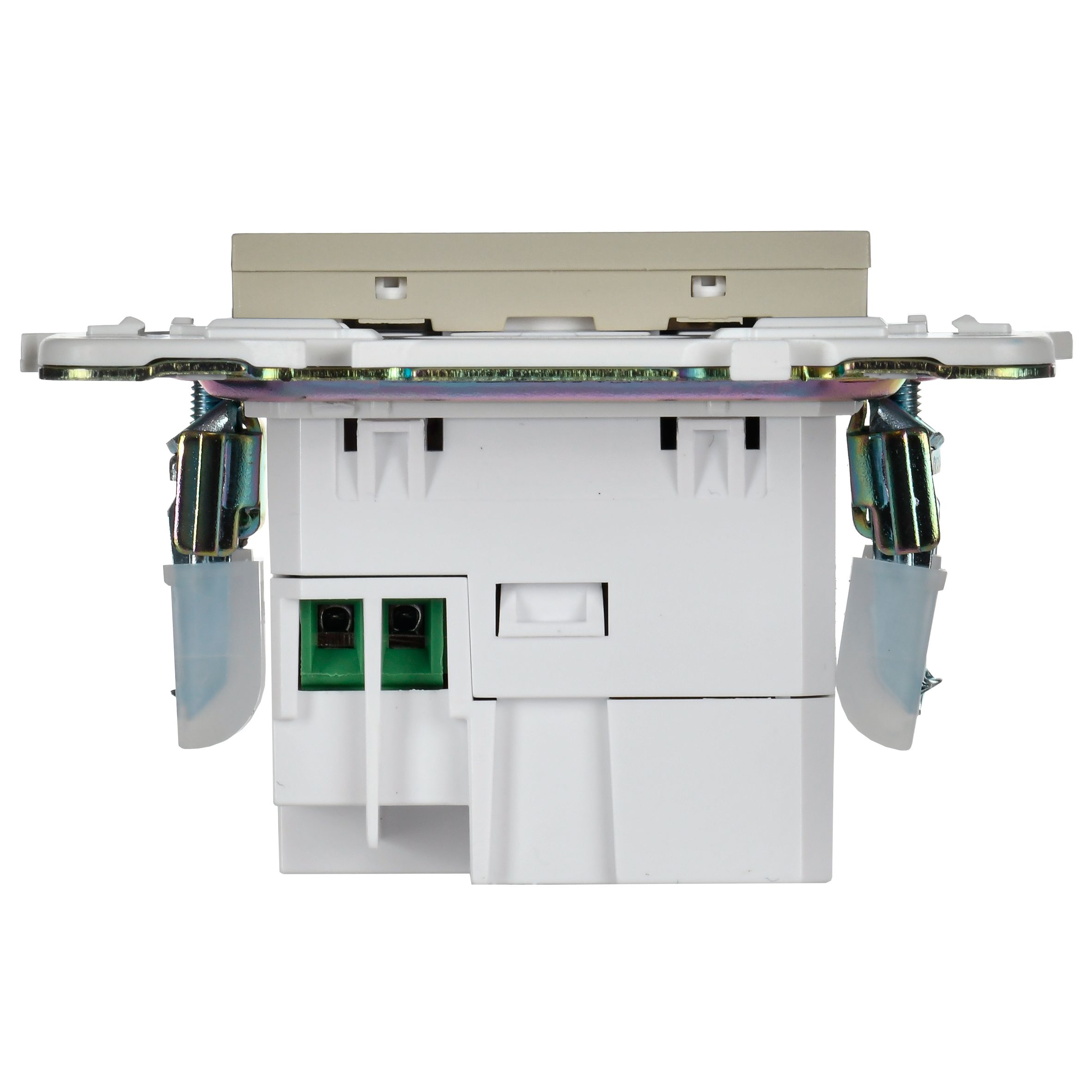 SKANDY Розетка USB A+C 18Вт SK-R13B бежевый IEK — фото