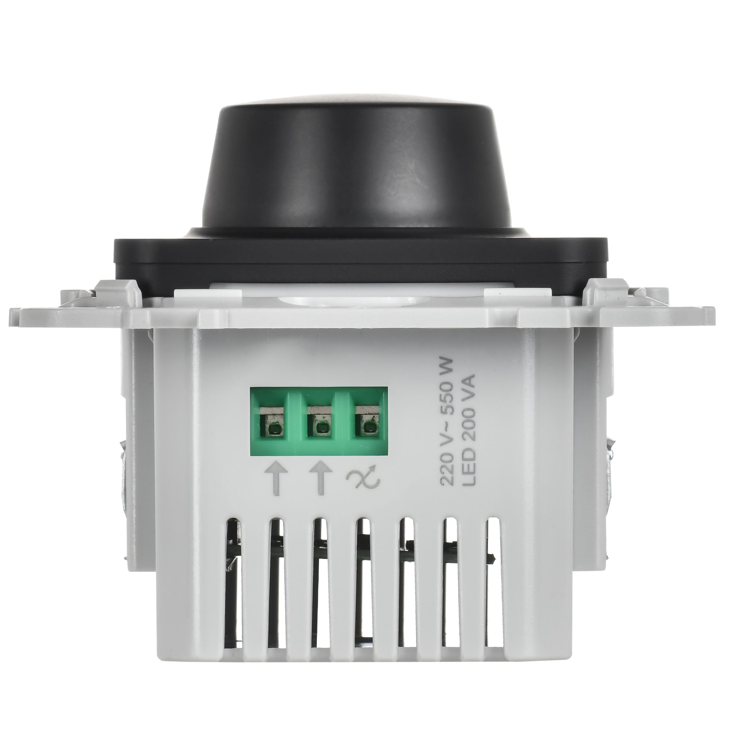 FLITE Светорегулятор проходной TRIAC 550Вт СС26-5-12-ФлЧ черный IEK — фото