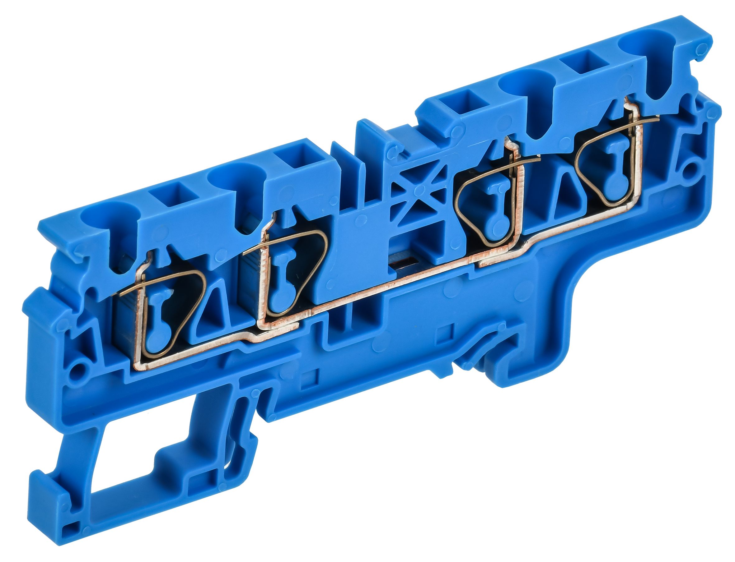 ARMAFIX Клемма пружинная CX4-4 BU 4мм2 четырехконтактная синяя IEK — фото