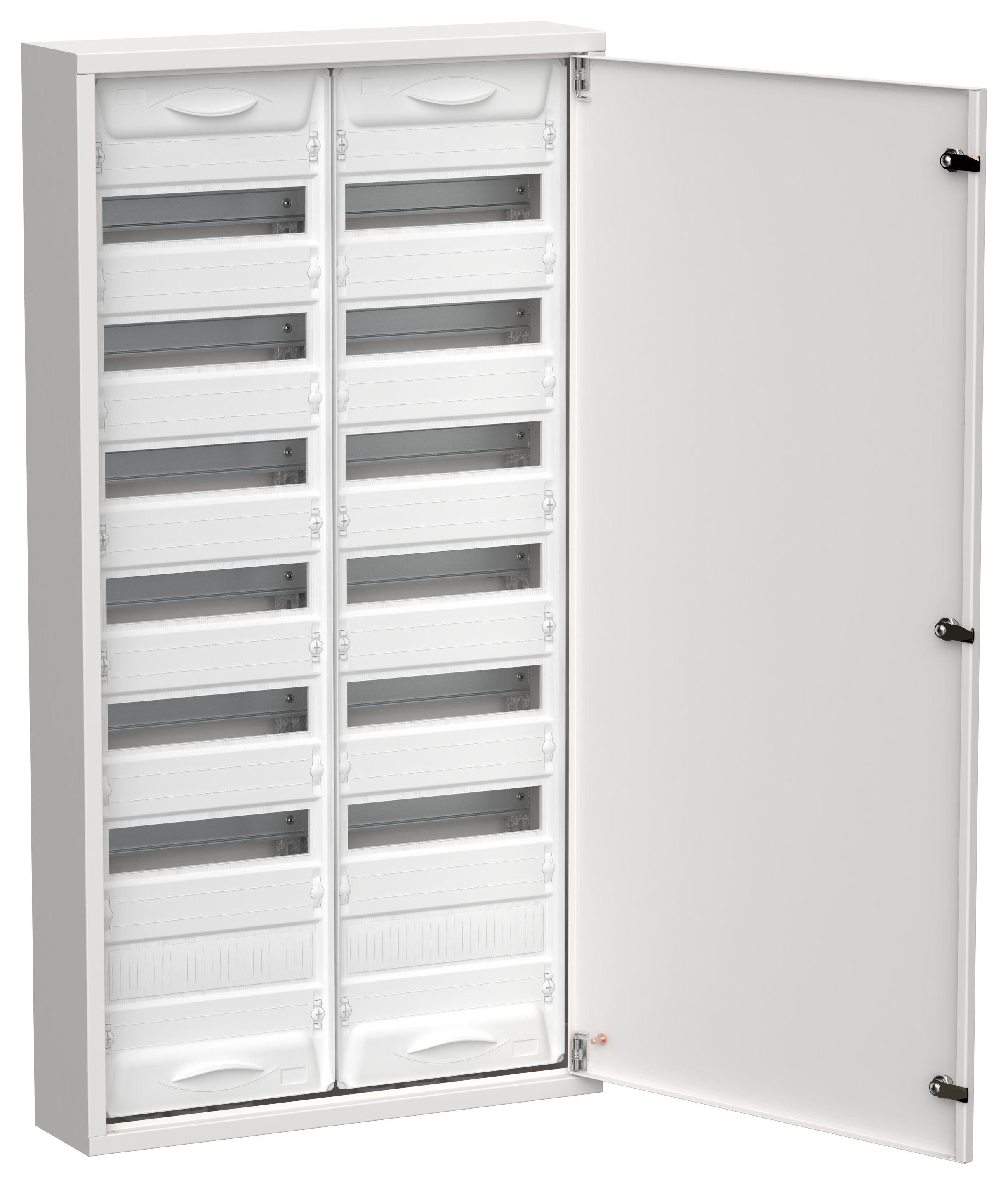 TITAN 5 Корпус металлический ЩРн-168 (2х84) 1085х570х140мм IP31 белый (одна дверь) IEK