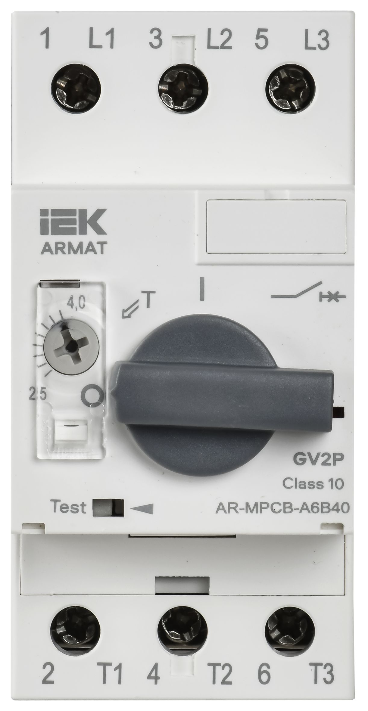 ARMAT Автоматический выключатель защиты двигателя A6 GV2P 2,5-4А IEK — фото