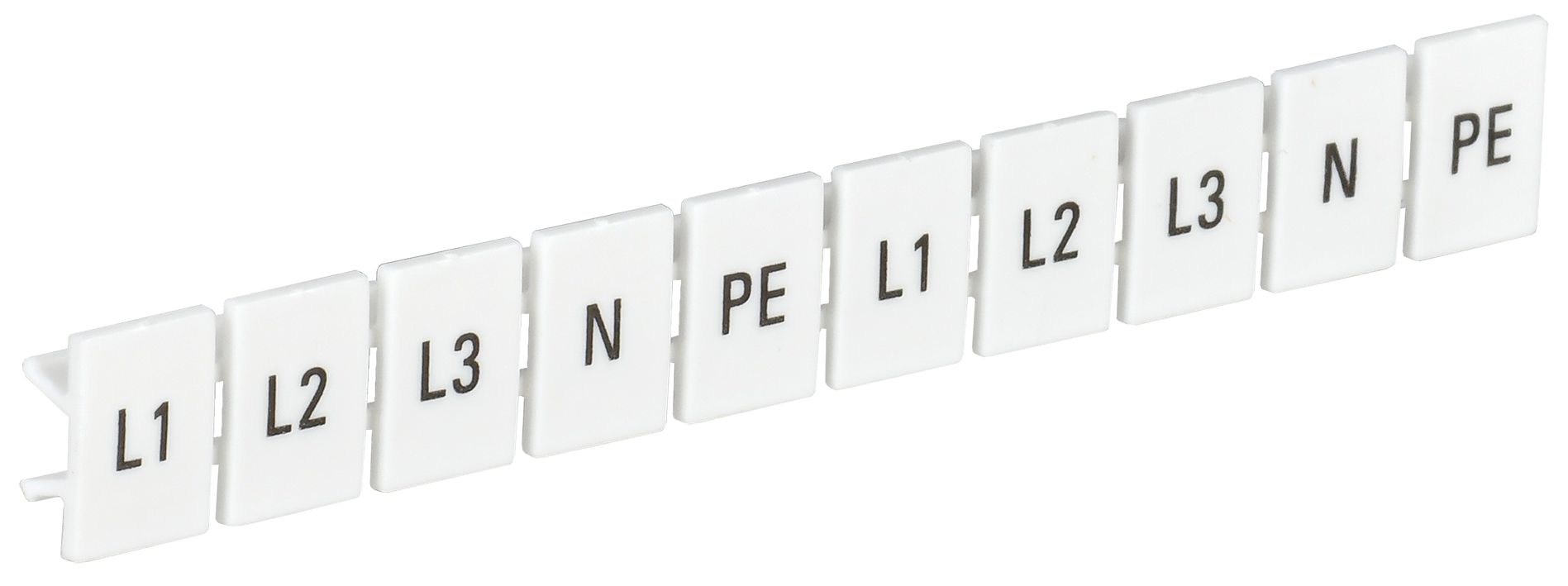 Маркеры для КПИ-6мм2 с символами "L1, L2, L3, N, PE" IEK