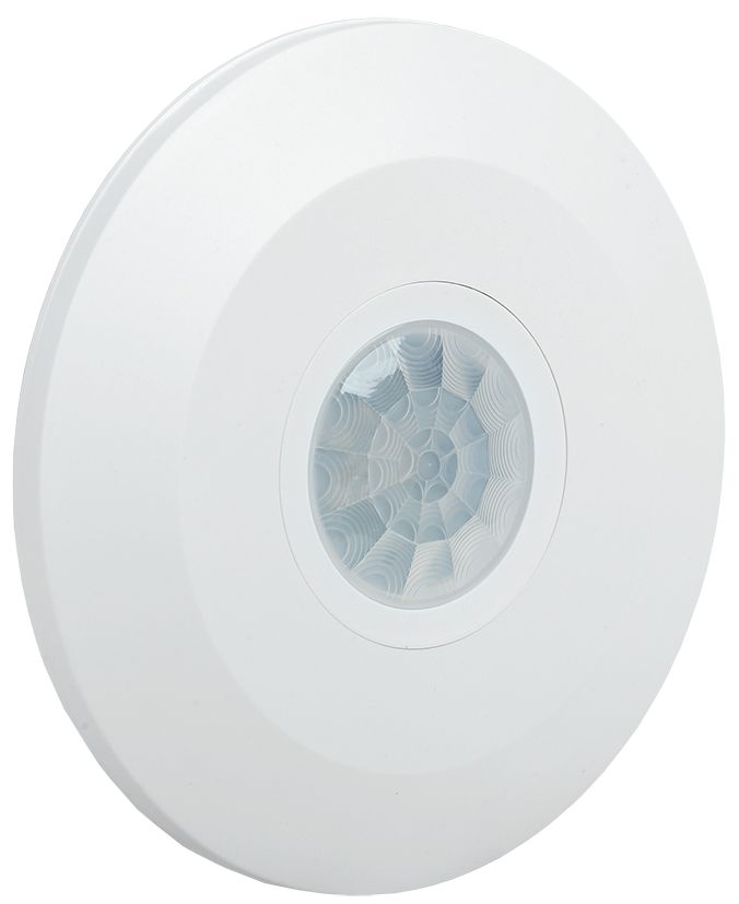 Датчик движения ДД-026 2000Вт 360град 6м IP20 белый IEK — фото