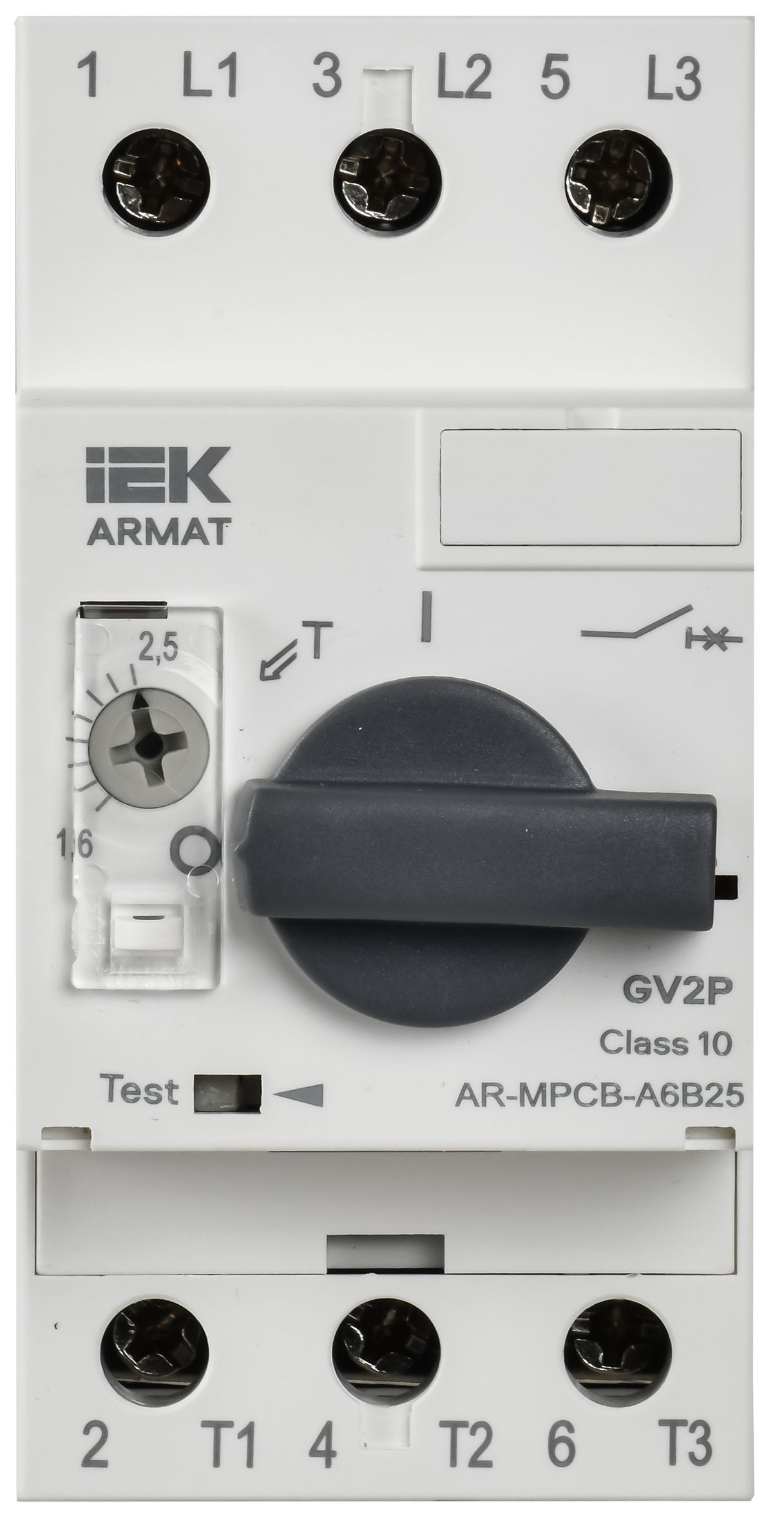 ARMAT Автоматический выключатель защиты двигателя A6 GV2P 1,6-2,5А IEK — фото