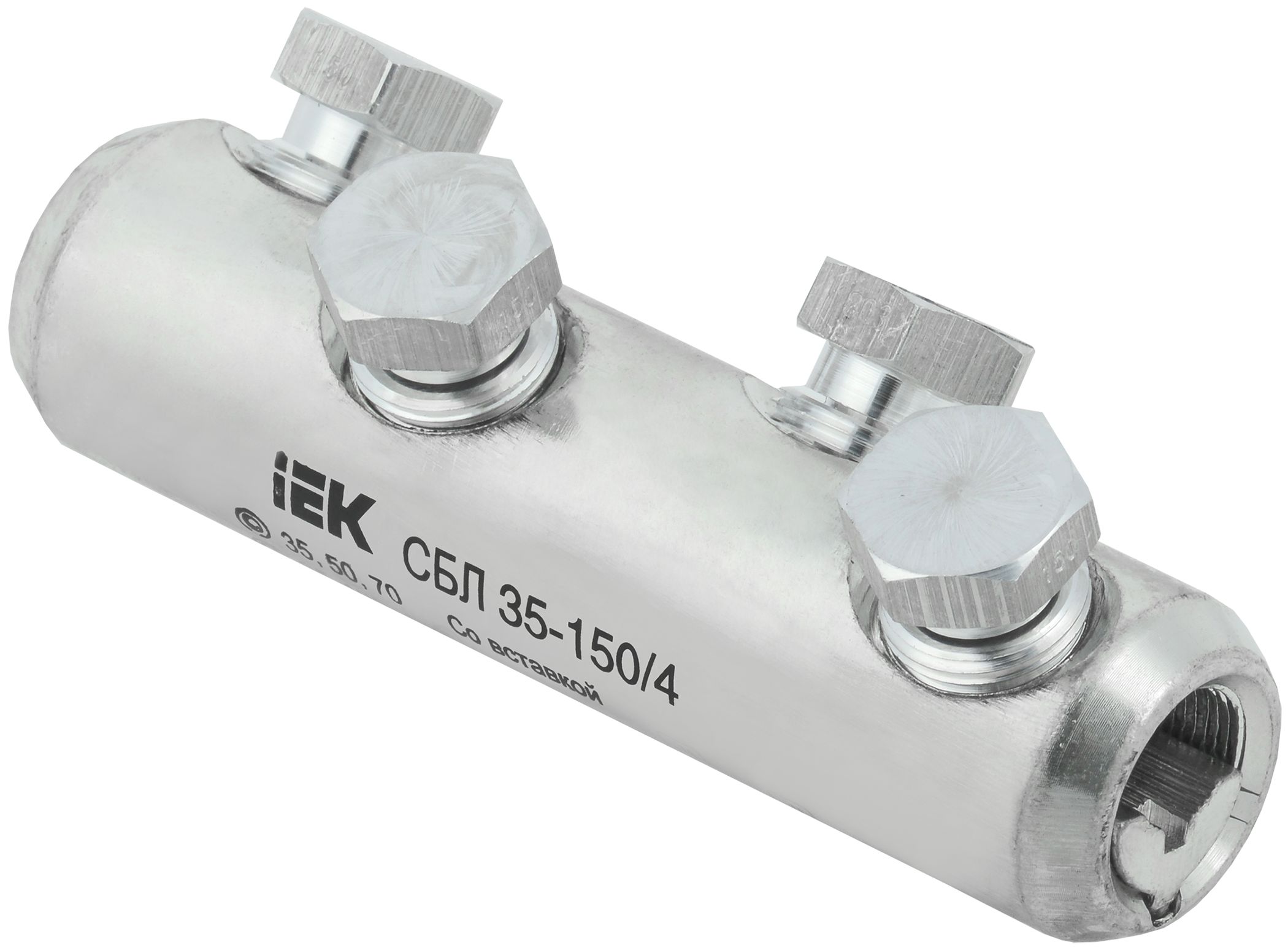Соединитель болтовой луженый СБЛ 35-150/4 35кВ IEK