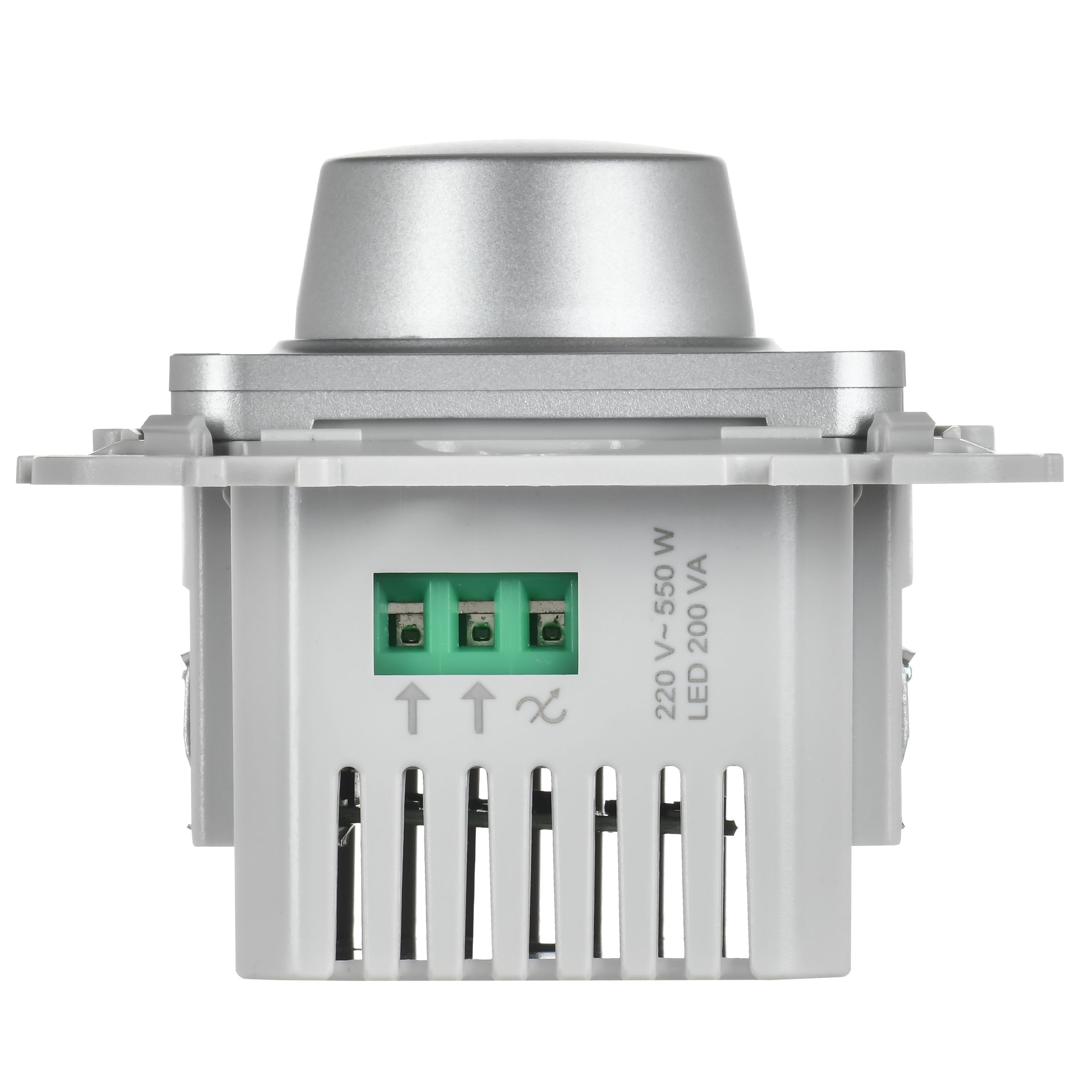 FLITE Светорегулятор проходной TRIAC 550Вт СС26-5-12-ФлА алюминий IEK — фото