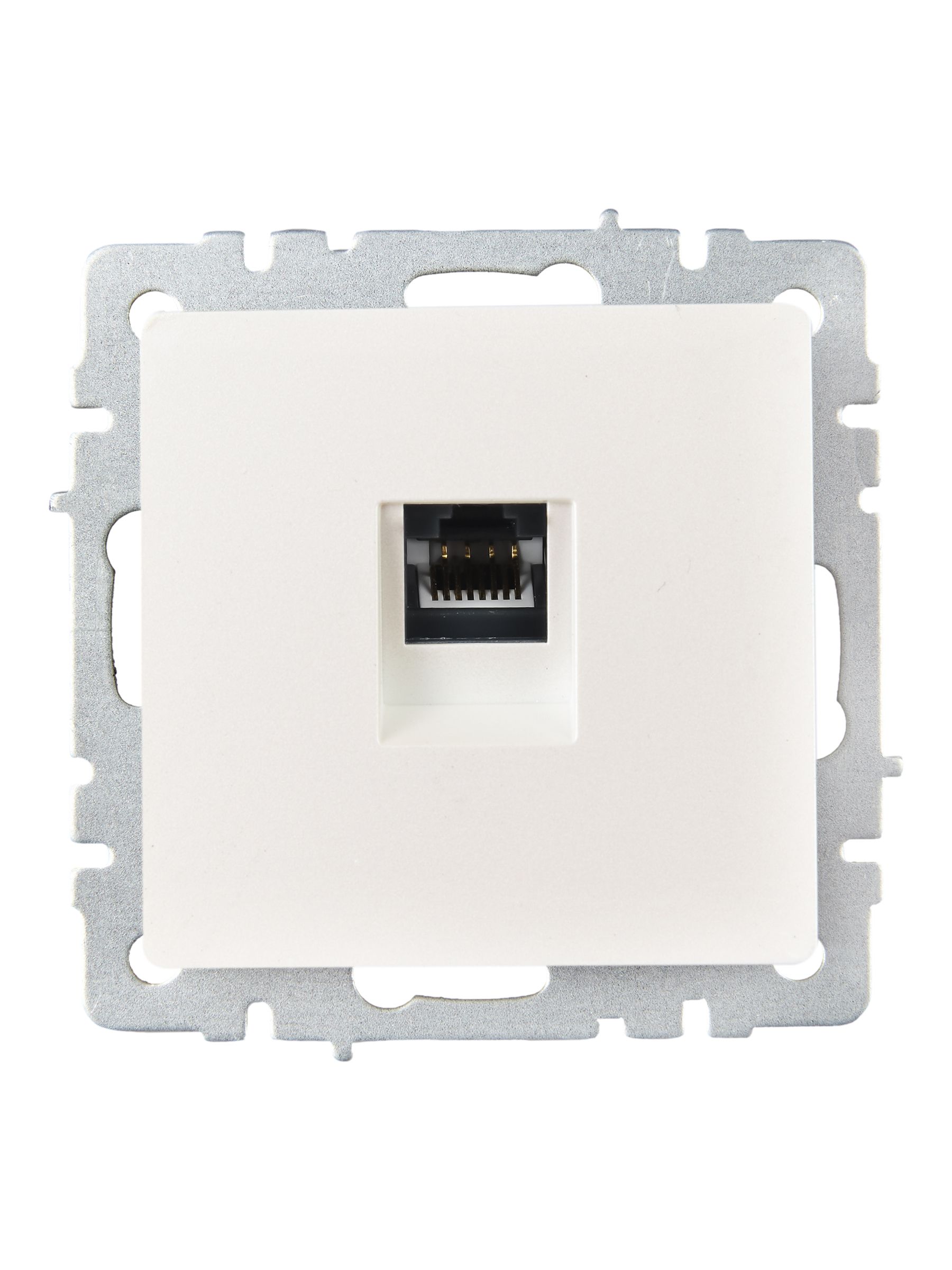 BRITE Розетка компьютерная RJ45 кат.6 РК11-БрЖ жемчуг IEK — фото