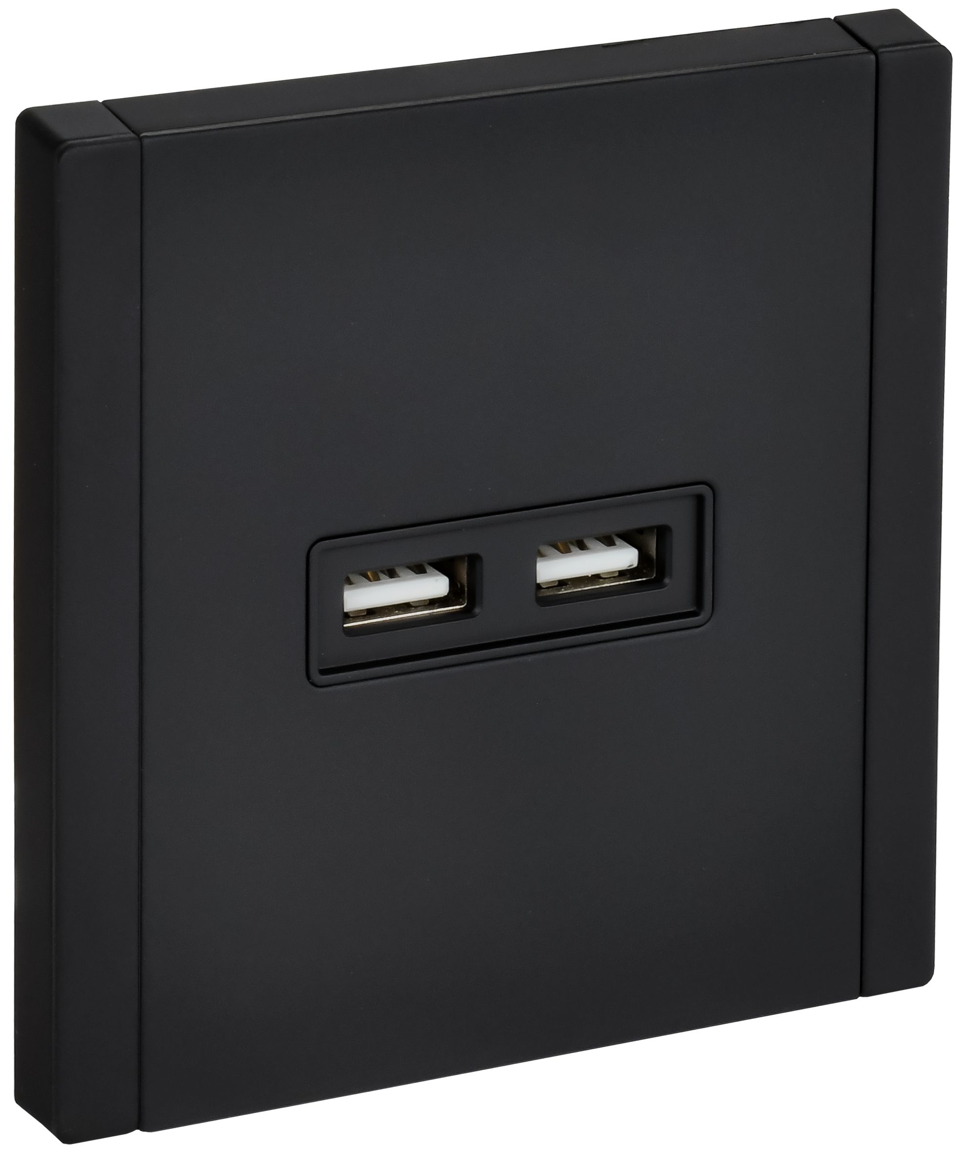 FORTE&PIANO Розетка USB A+A 3,1А FP149M металл черный IEK — фото