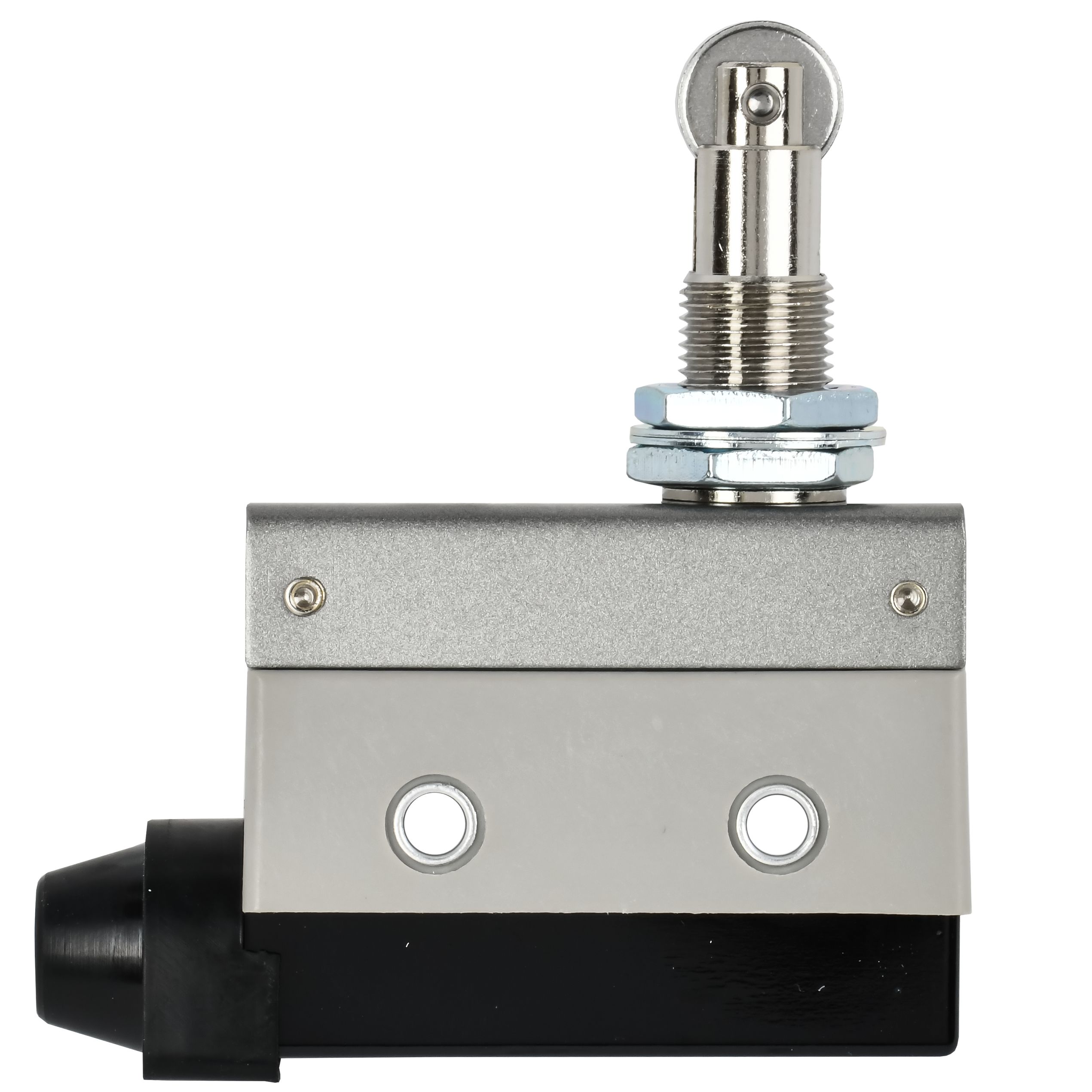 Микропереключатель концевой МП-7311 горизонтальный толкатель с нажимным роликом резьбовое крепление IP40 IEK — фото