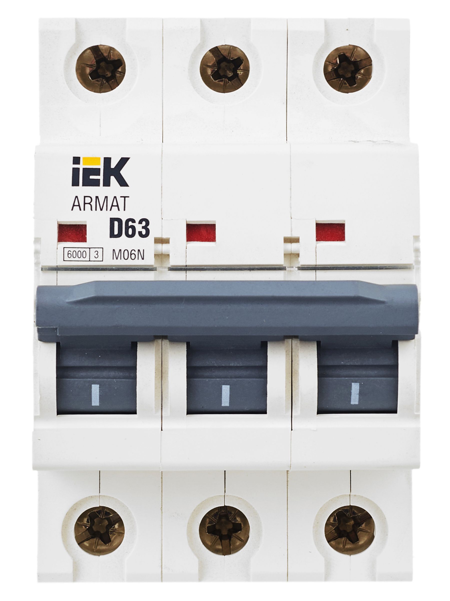 ARMAT Автоматический выключатель M06N 3P D 63А IEK — фото