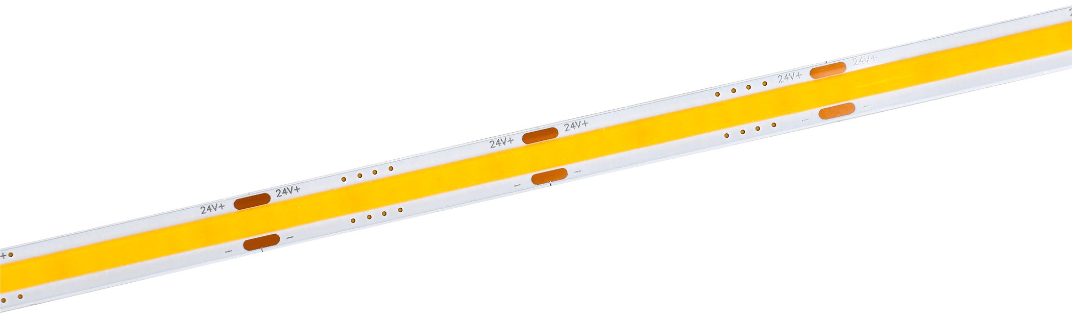 Лента светодиодная 5м COB 312LED/м 8Вт/м IP20 ширина 8мм 24В теплый белый IEK — фото