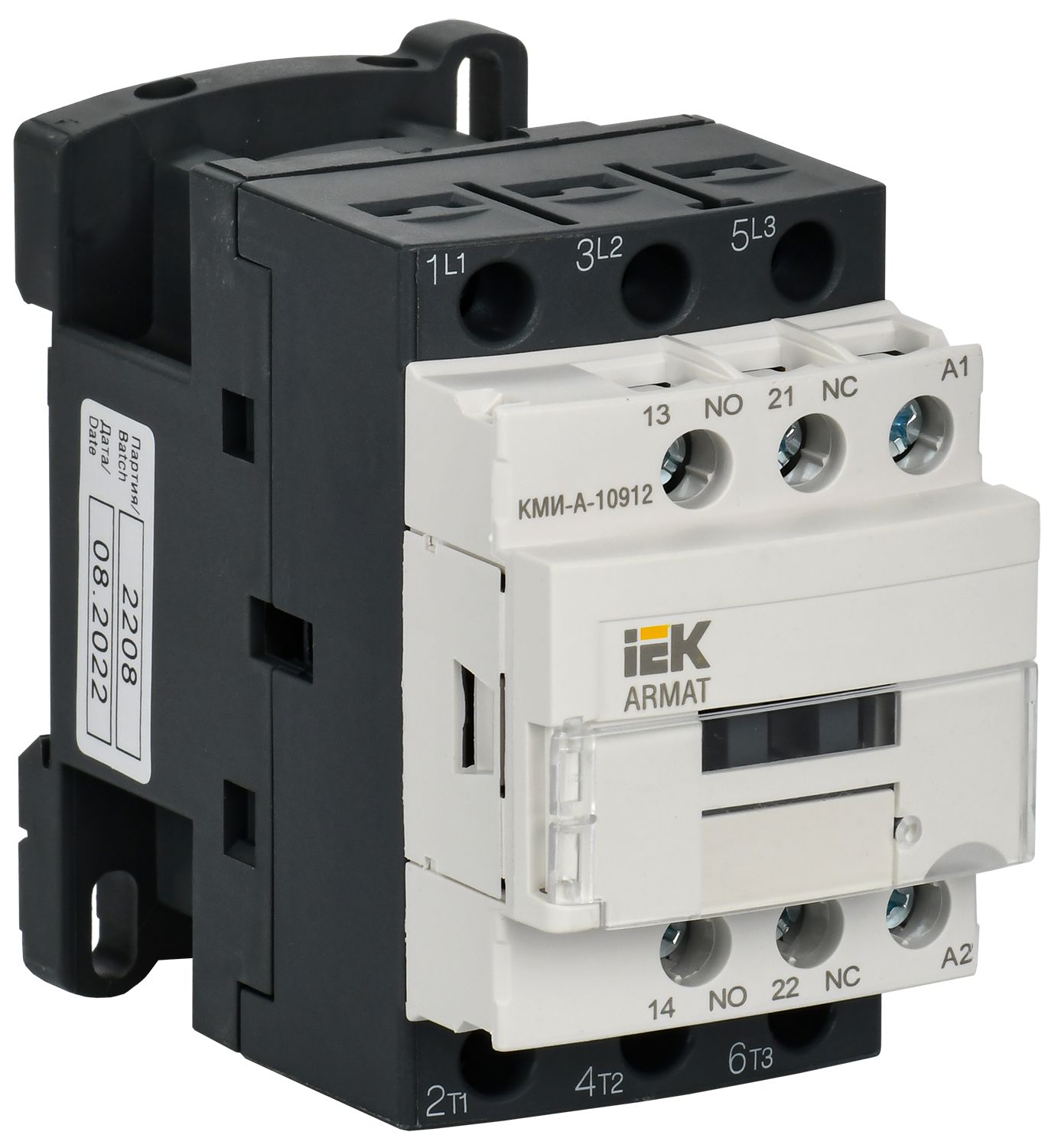 ARMAT Контактор КМИ-А-10912 LC1D 9А 110В/АС3 1NO/1NC IEK