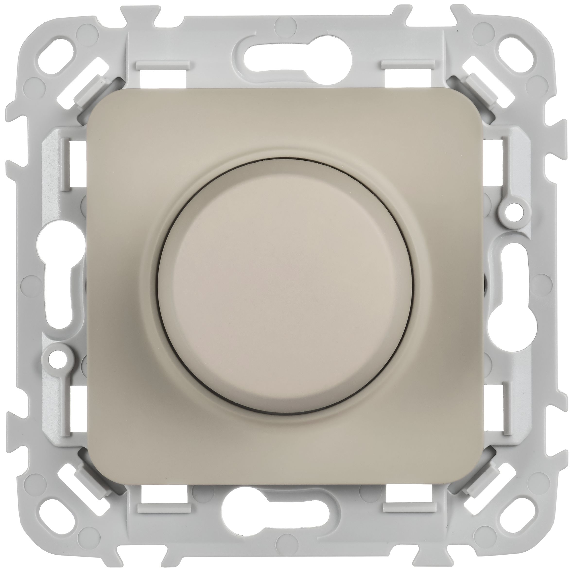 FLITE Светорегулятор проходной TRIAC 550Вт СС26-5-12-ФлЛ льняной IEK — фото
