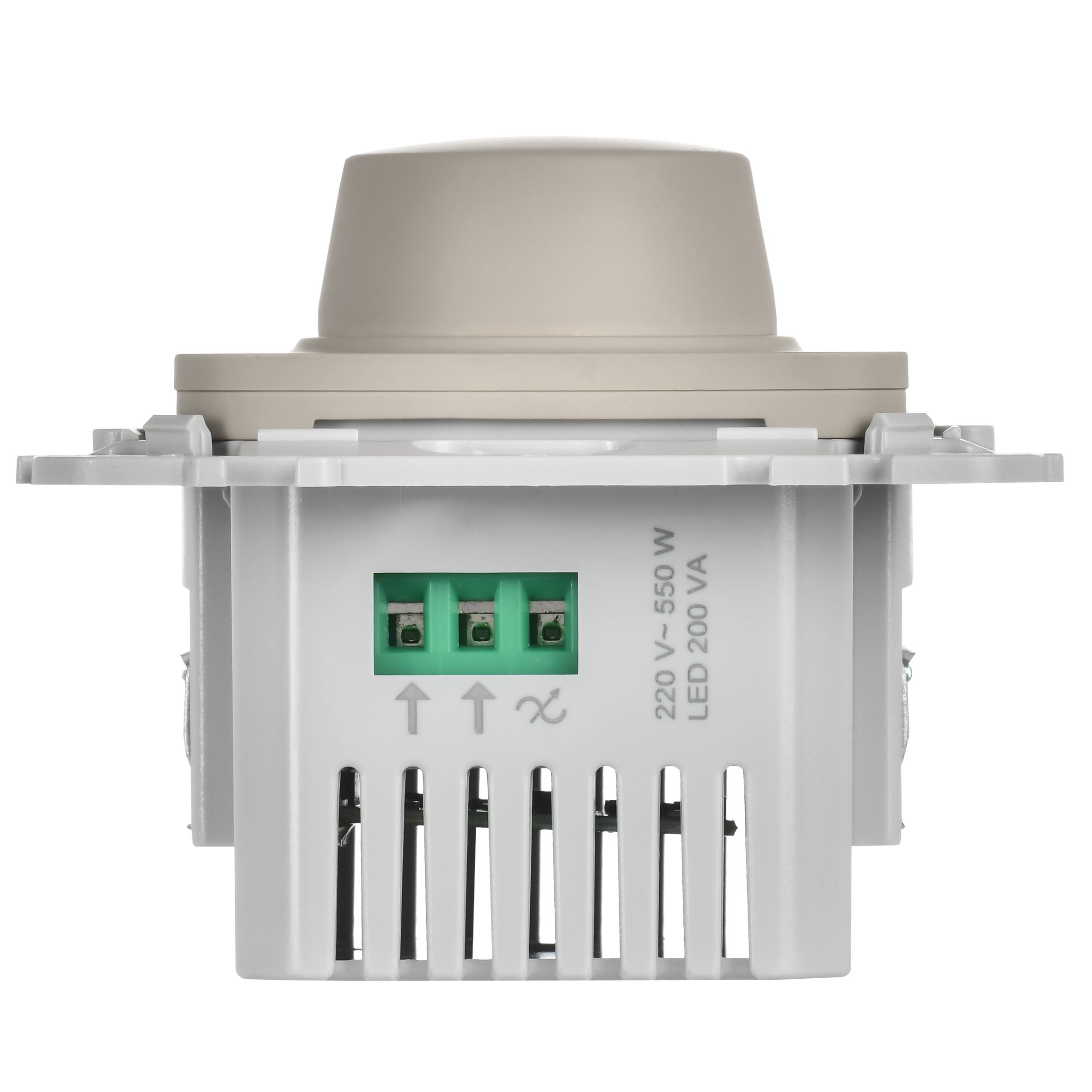 FLITE Светорегулятор проходной TRIAC 550Вт СС26-5-12-ФлЛ льняной IEK — фото