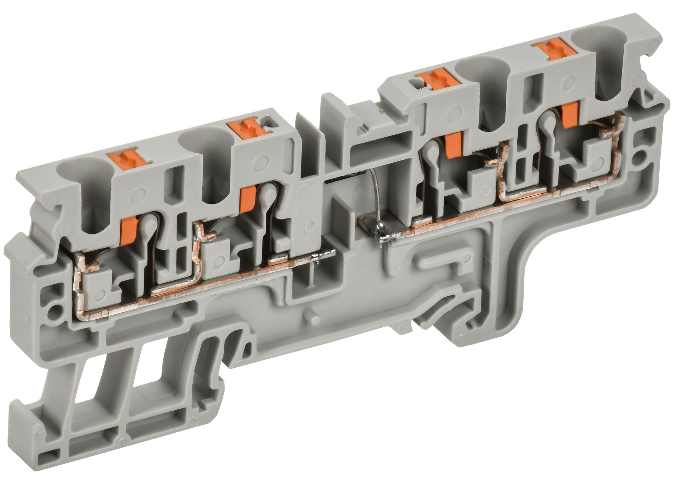 ARMAFIX Колодка клеммная CP4/4(E)D1 4х-проводная Push In с встроенным диодом IEK — фото