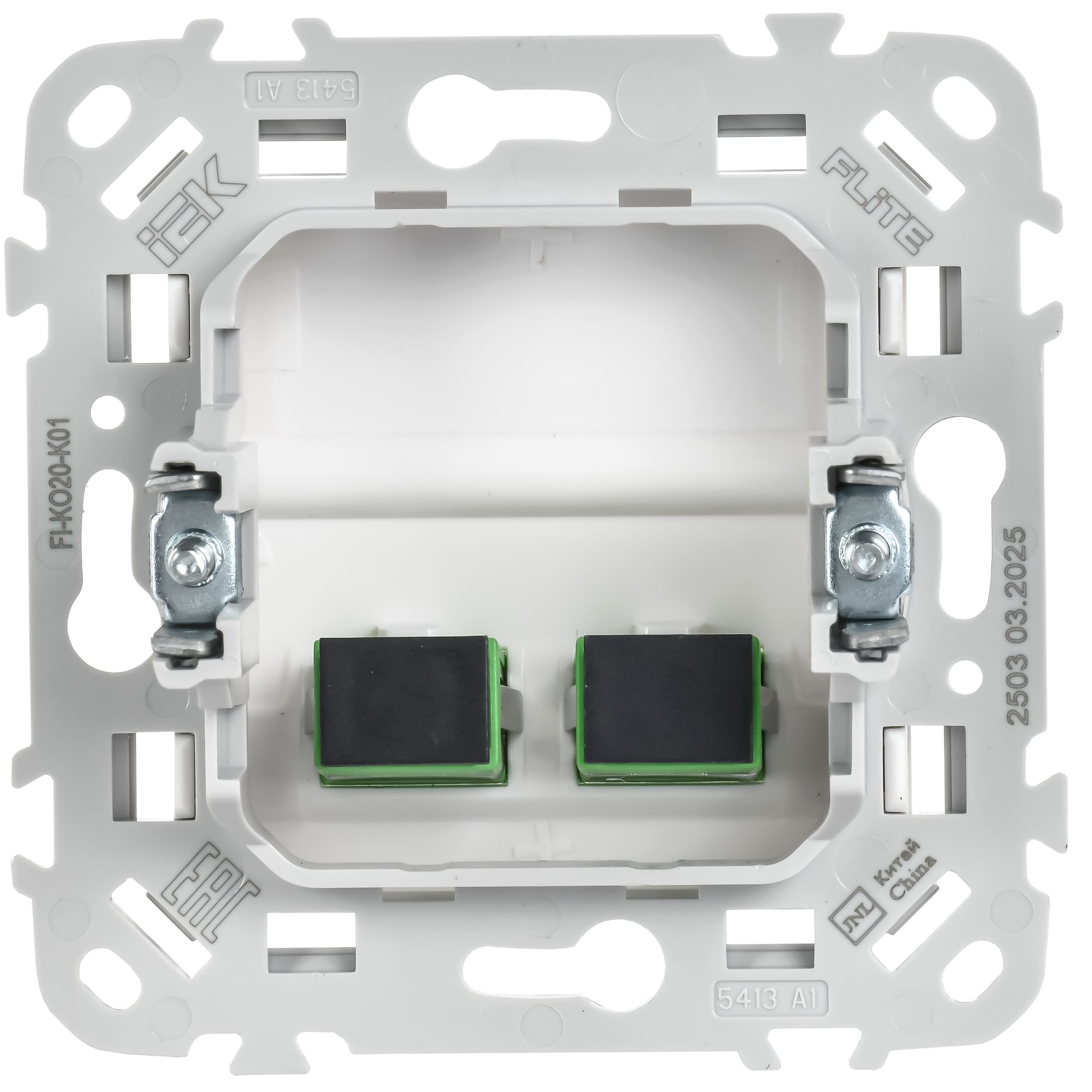 FLITE Розетка 2-местная оптоволоконная РОВ-2-ФлБ белый IEK — фото