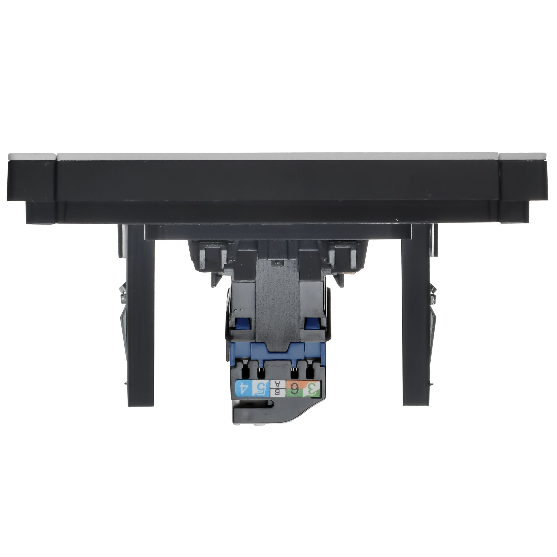 FORTE&PIANO Розетка компьютерная RJ45 кат.6 FP731M металл никель IEK — фото