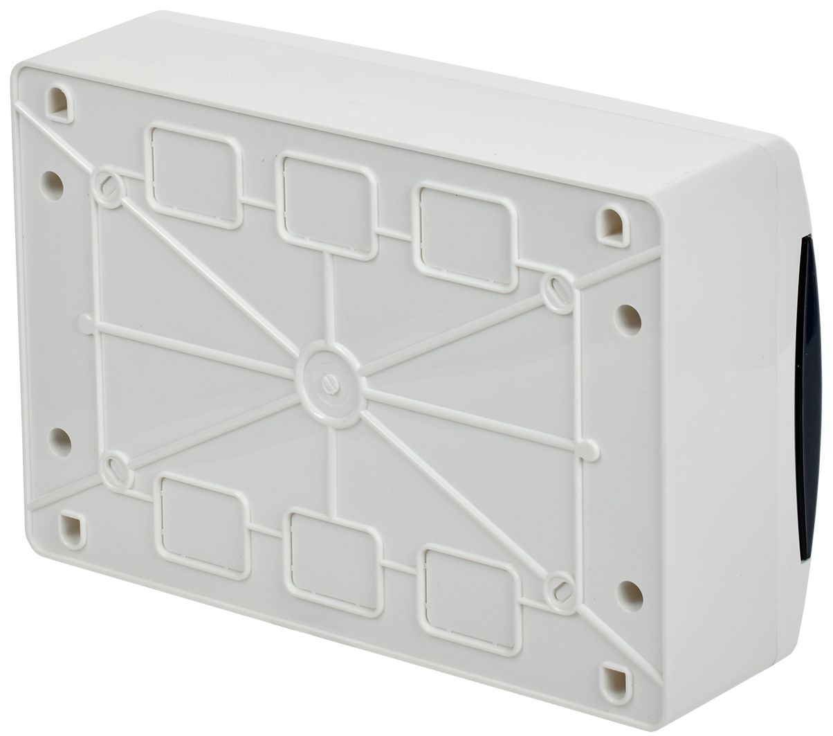 UNION Compact Корпус пластиковый ЩРН-П-12 IP41 черная прозрачная дверь IEK — фото