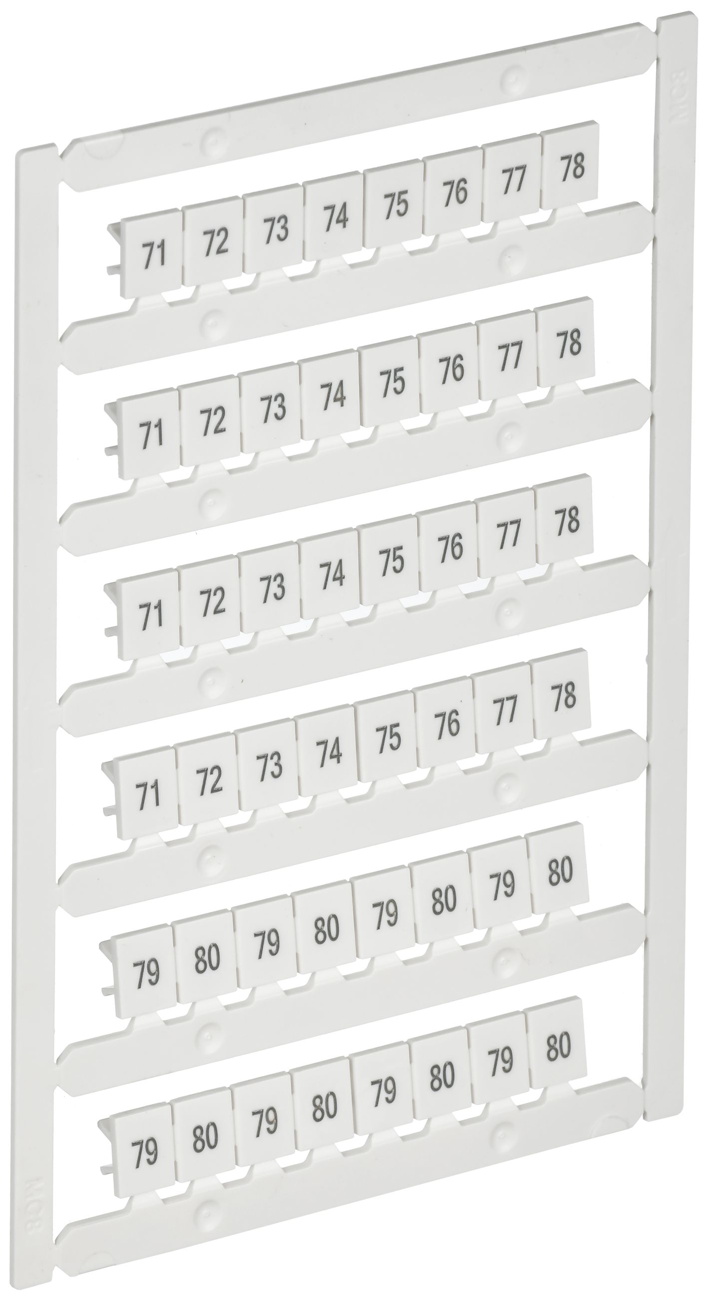 ARMAFIX Маркер для CTS 6мм2/CP 10мм2 "71-80" IEK