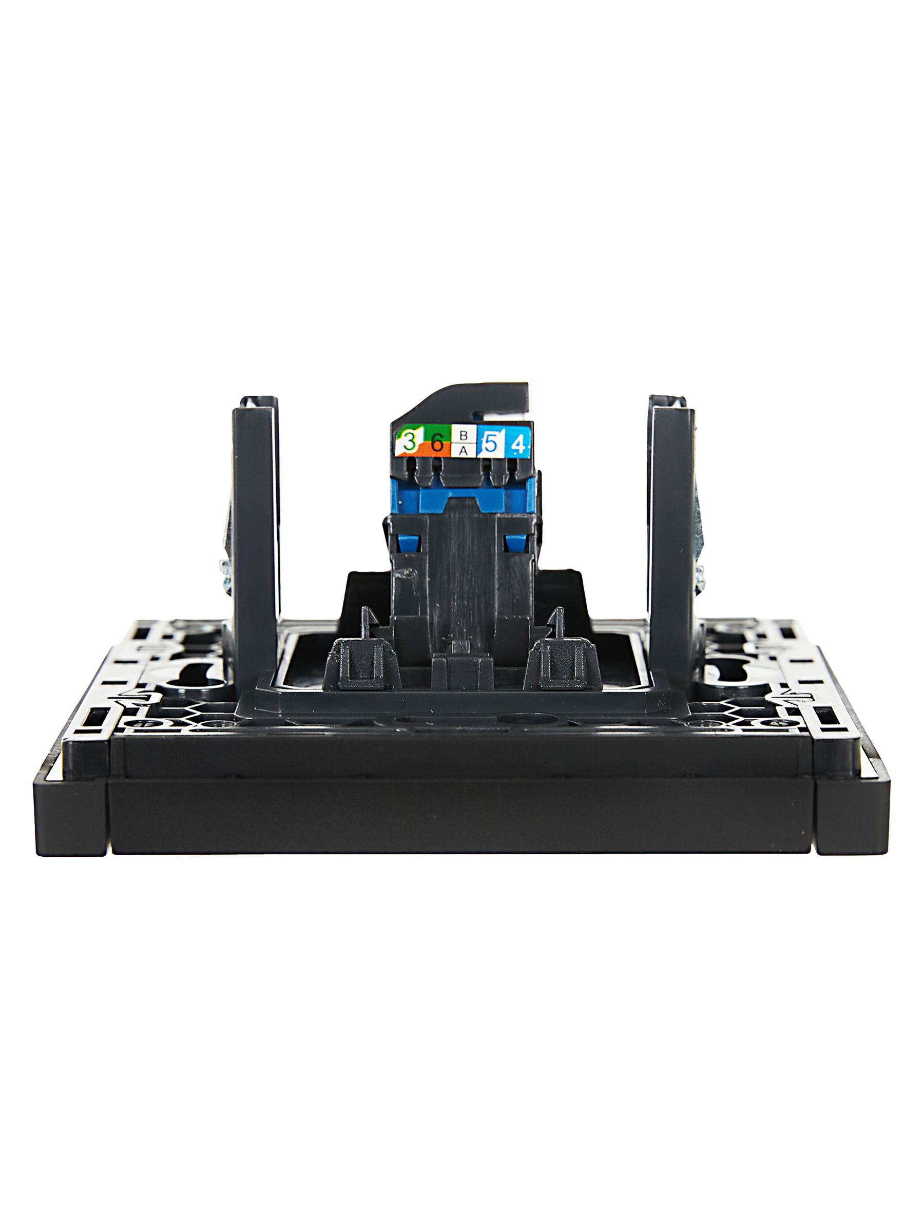 FORTE&PIANO Розетка компьютерная RJ45 кат.6 FP131 черный IEK — фото