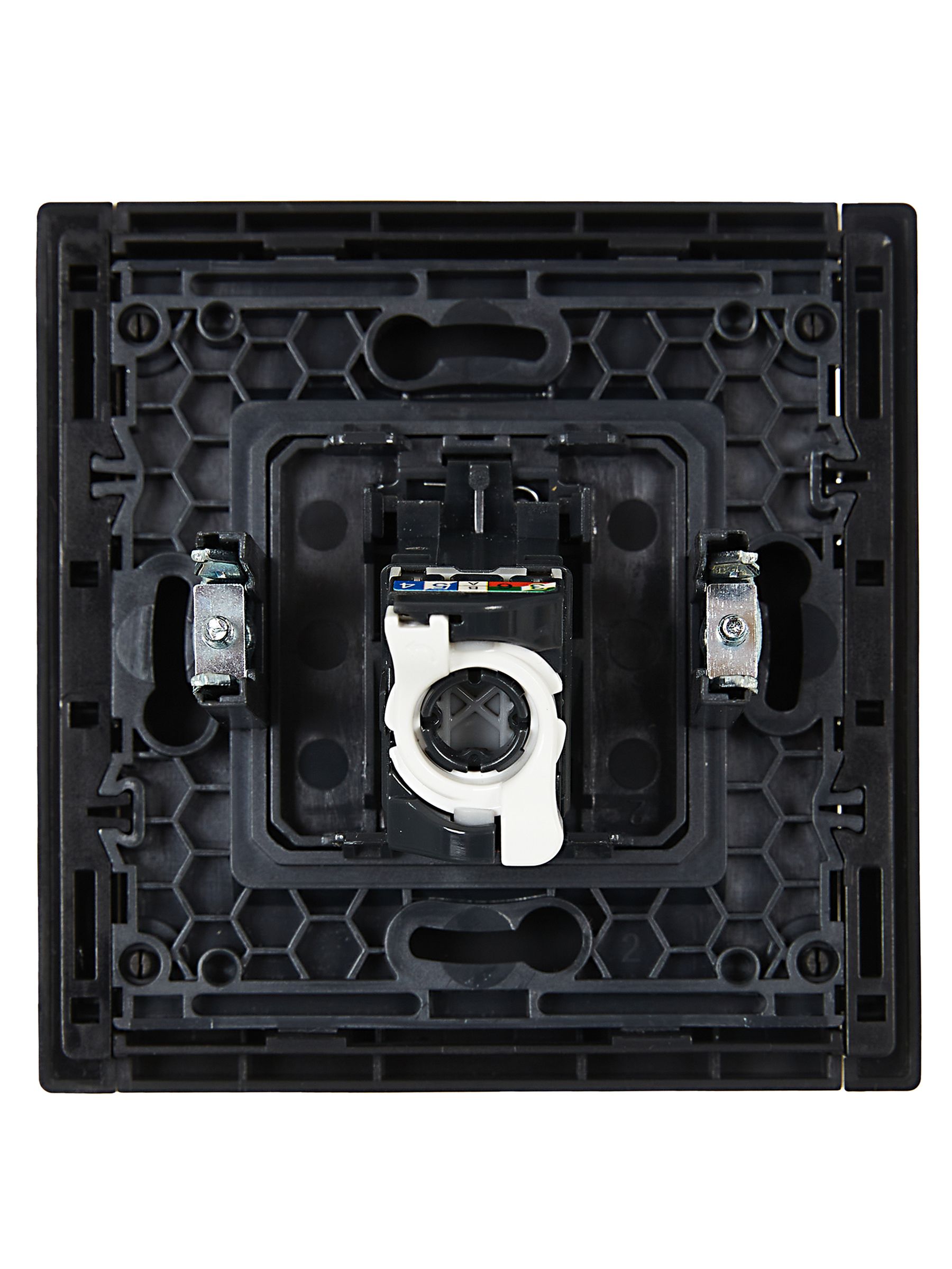 FORTE&PIANO Розетка компьютерная RJ45 кат.5E FP132 черный IEK — фото