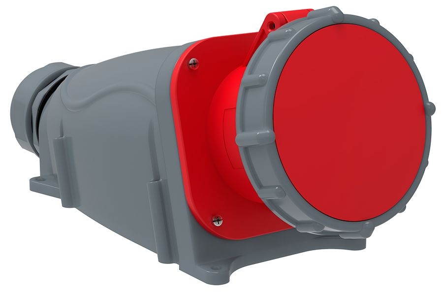 MAGNUM Розетка стационарная ССИ-145 125А-6ч/200/346-240/415В 3P+PE+N IP67 IEK