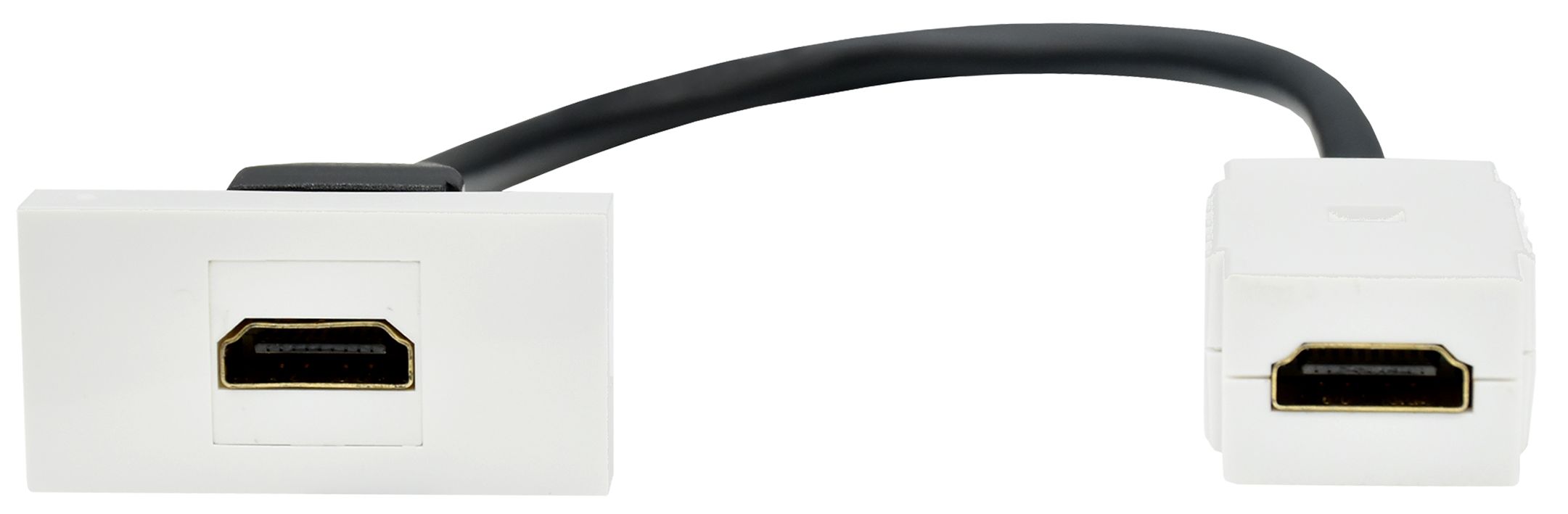 PRIMER РКМ-10-00-П Розетка HDMI M/M (1 модуль) белая IEK