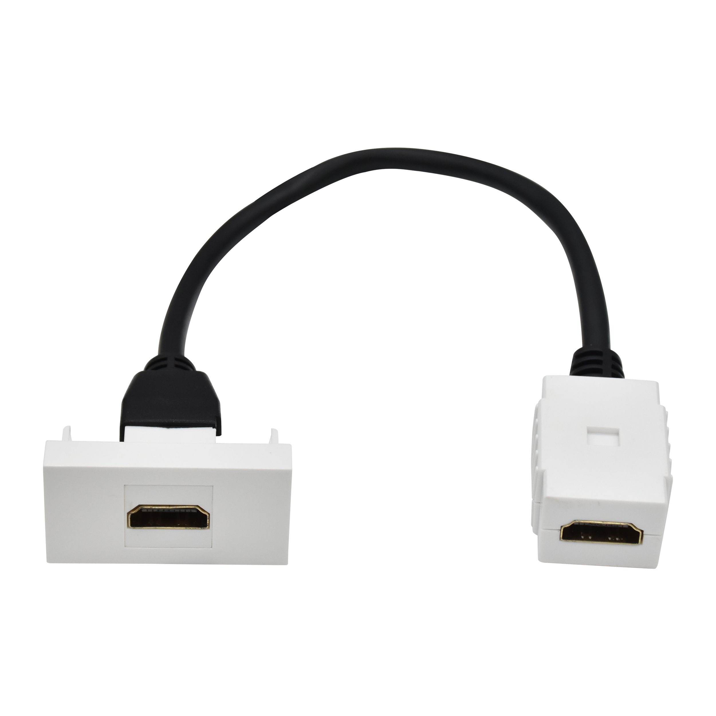 PRIMER РКМ-10-00-П Розетка HDMI M/M (1 модуль) белая IEK — фото
