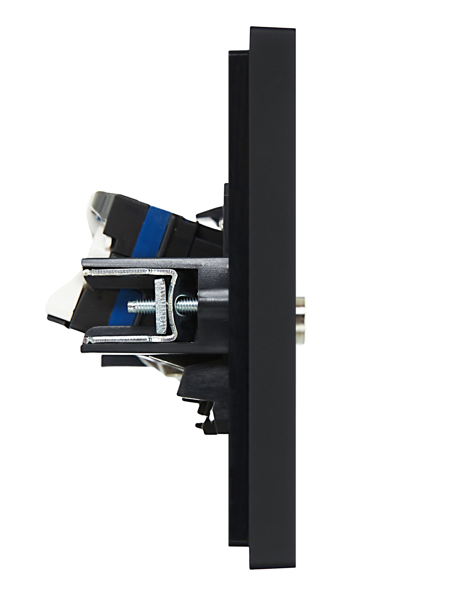 FORTE&PIANO Розетка двойная TV+RJ45 кат.6 FP137 черный IEK — фото