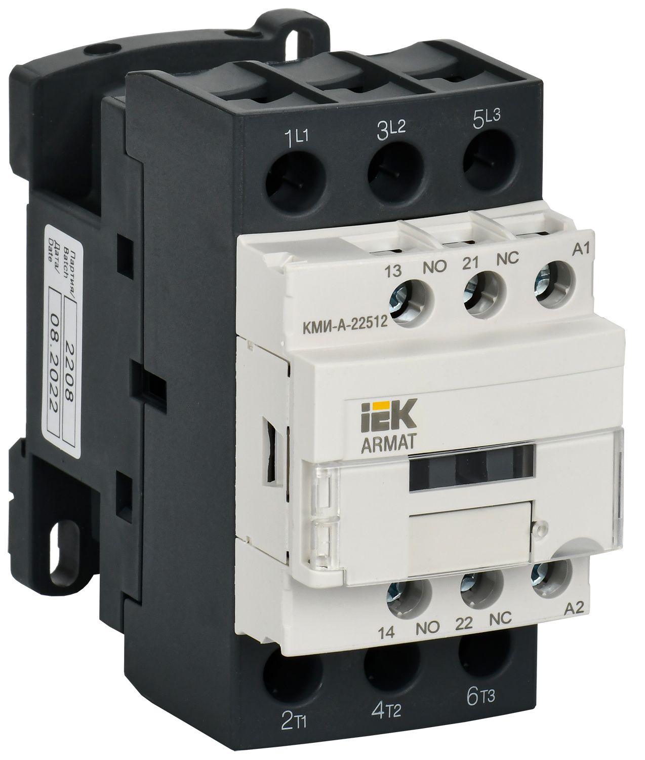 ARMAT Контактор КМИ-А-22512 LC1D 25А 110В/АС3 1NO/1NC IEK