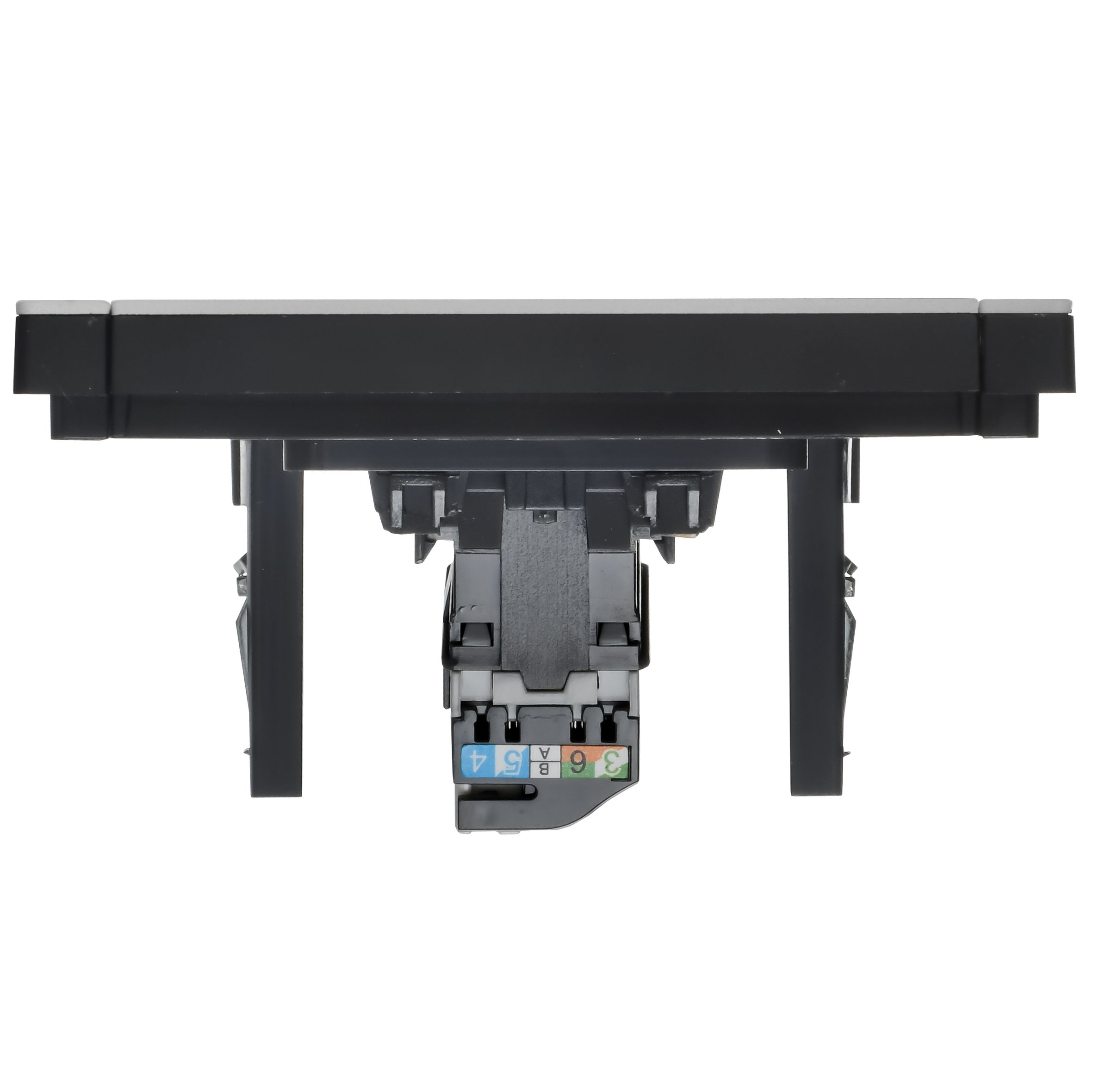 FORTE&PIANO Розетка компьютерная RJ45 кат.5E FP732M металл никель IEK — фото
