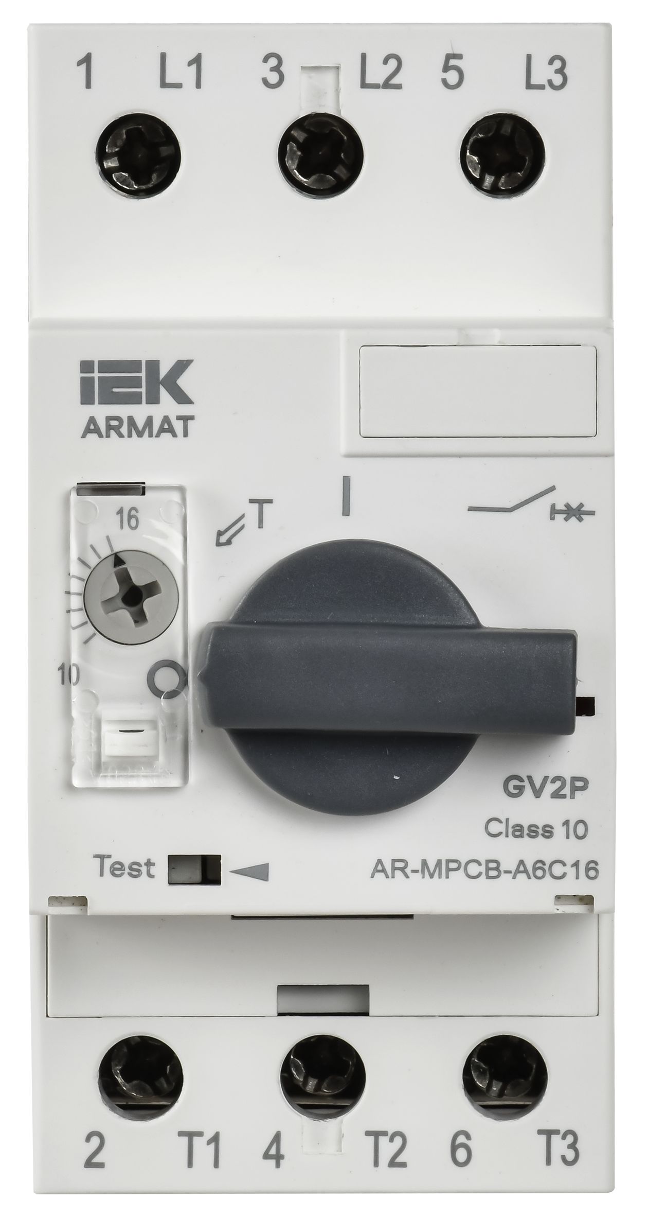 ARMAT Автоматический выключатель защиты двигателя A6 GV2P 10-16А IEK — фото