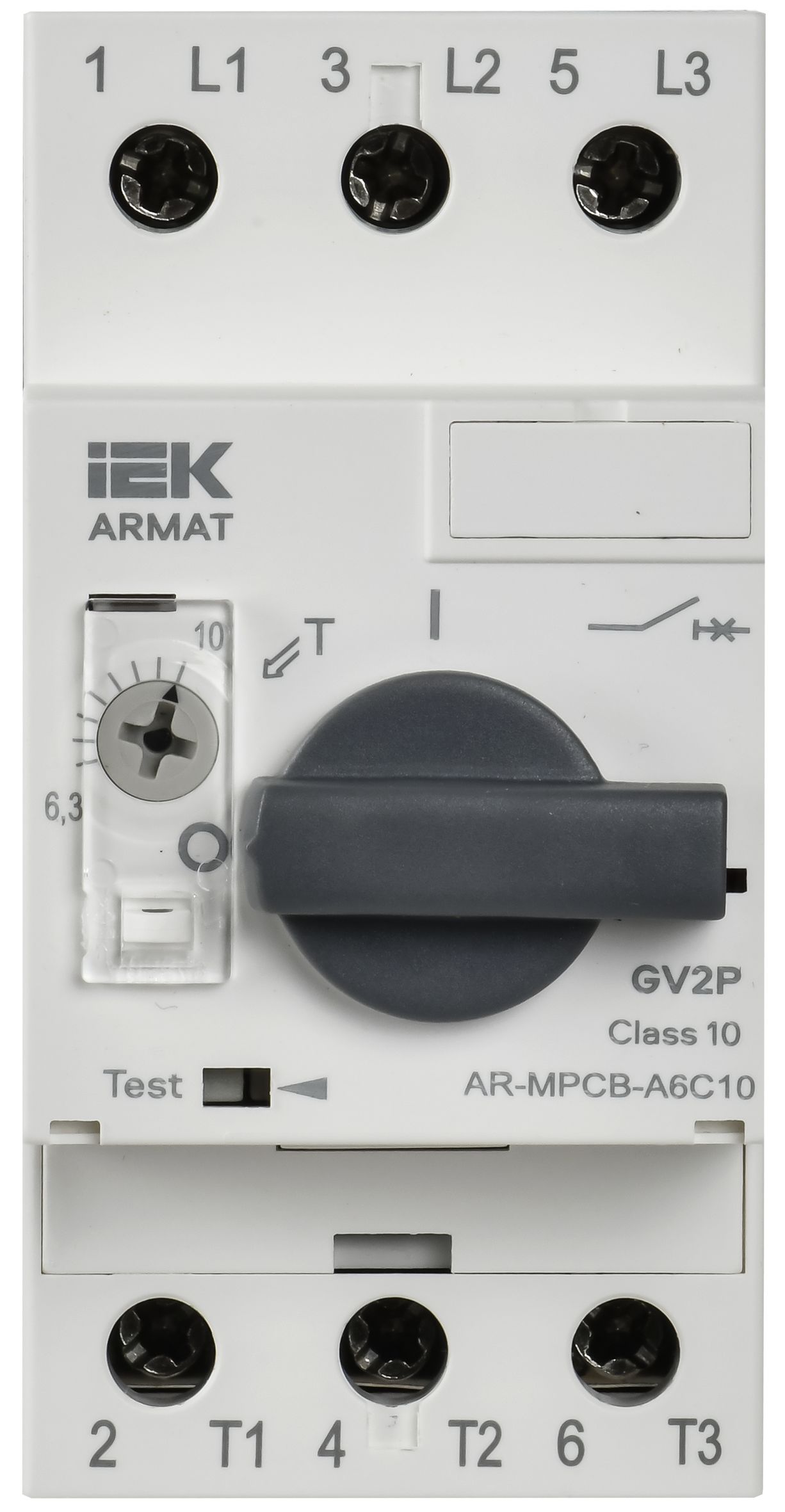 ARMAT Автоматический выключатель защиты двигателя A6 GV2P 6,3-10А IEK — фото