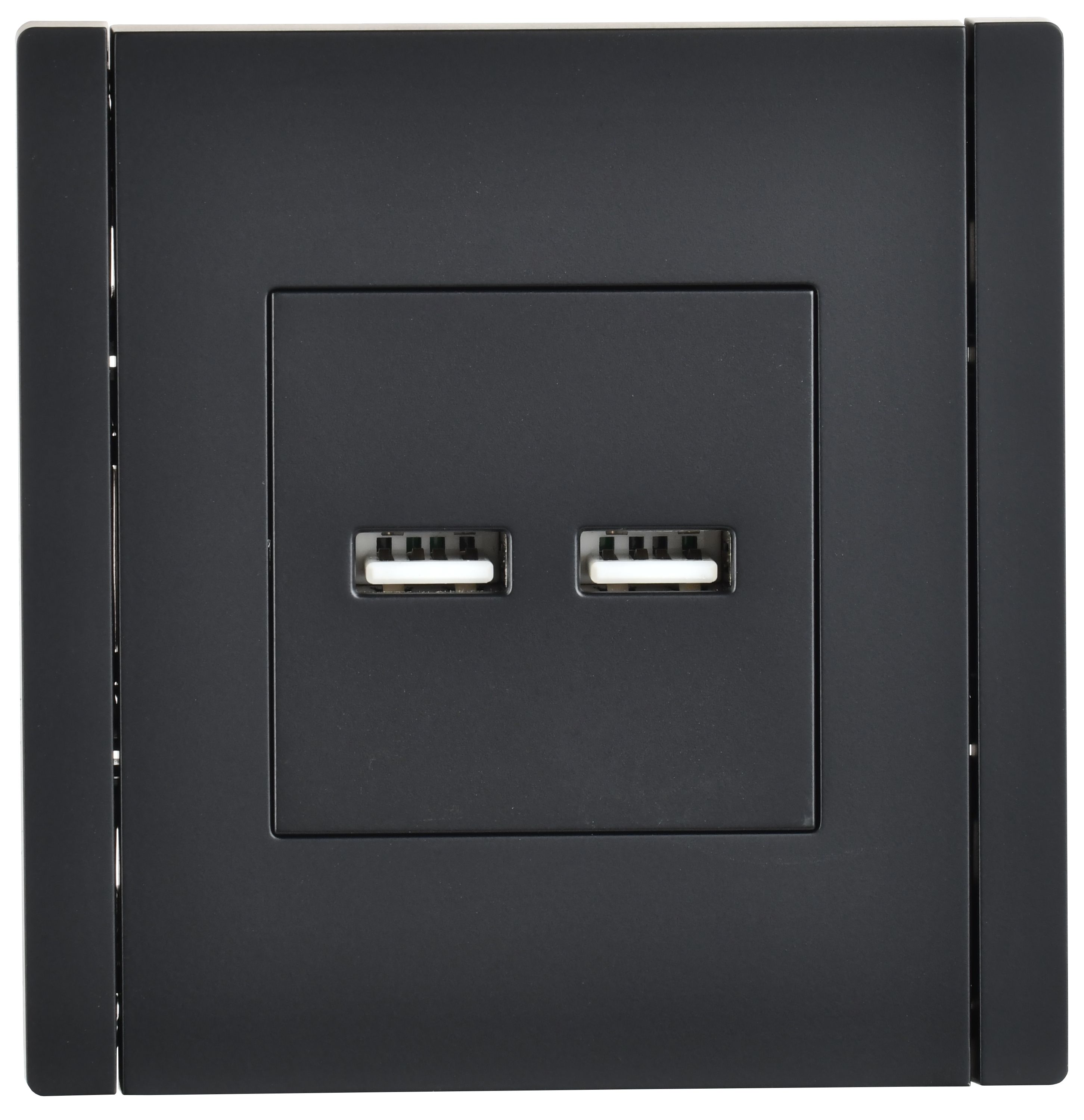 FORTE&PIANO Розетка USB A+A 3,1А FP149 черный IEK — фото