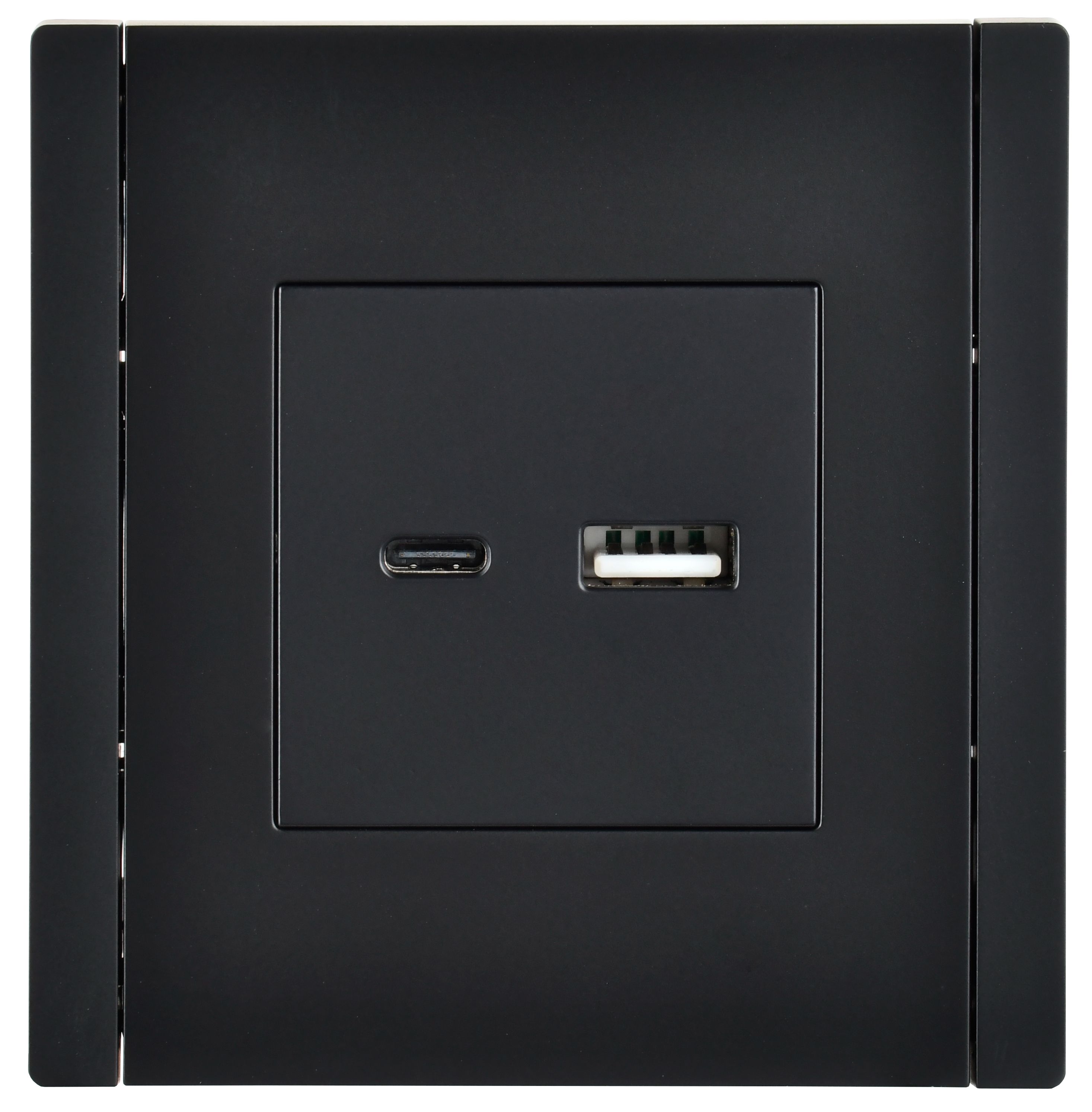 FORTE&PIANO Розетка USB A+C 3,1А FP150 черный IEK — фото