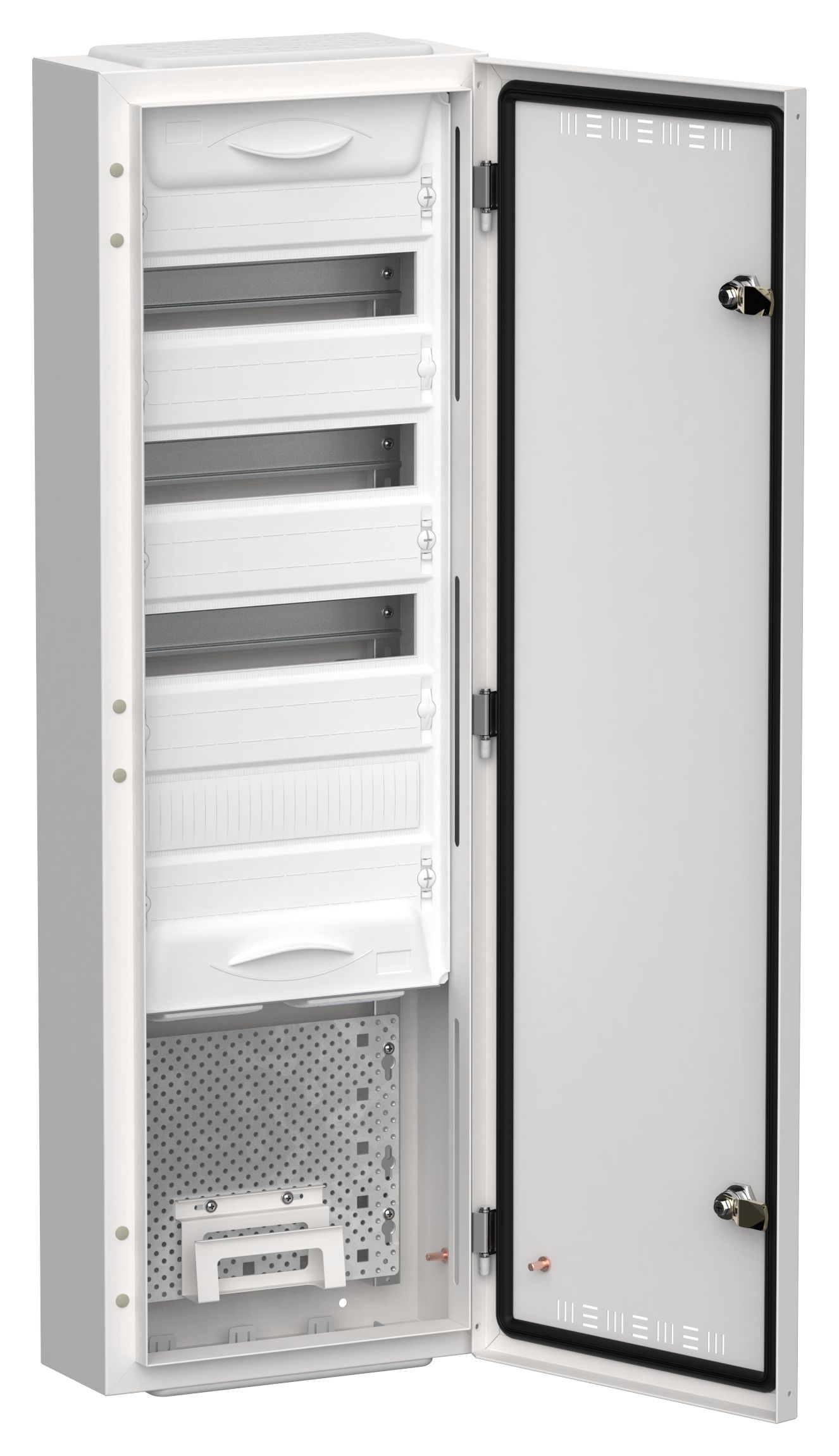 TITAN 5 Корпус комбинированный ЩРн-48 (1х72) 960х310х140мм IP30 белый IEK