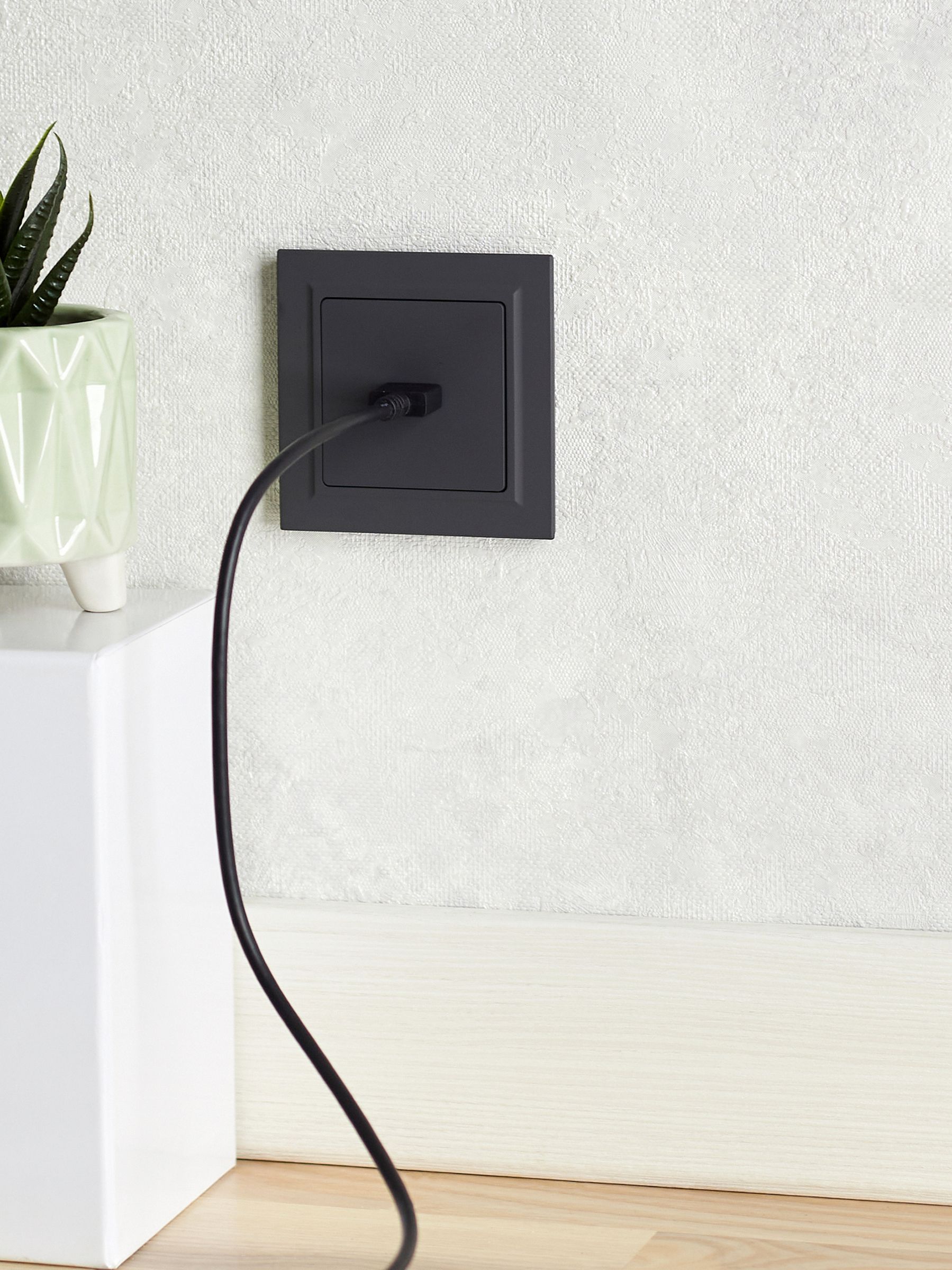 BRITE Розетка HDMI РHDMI-0-БрГ графит IEK — фото