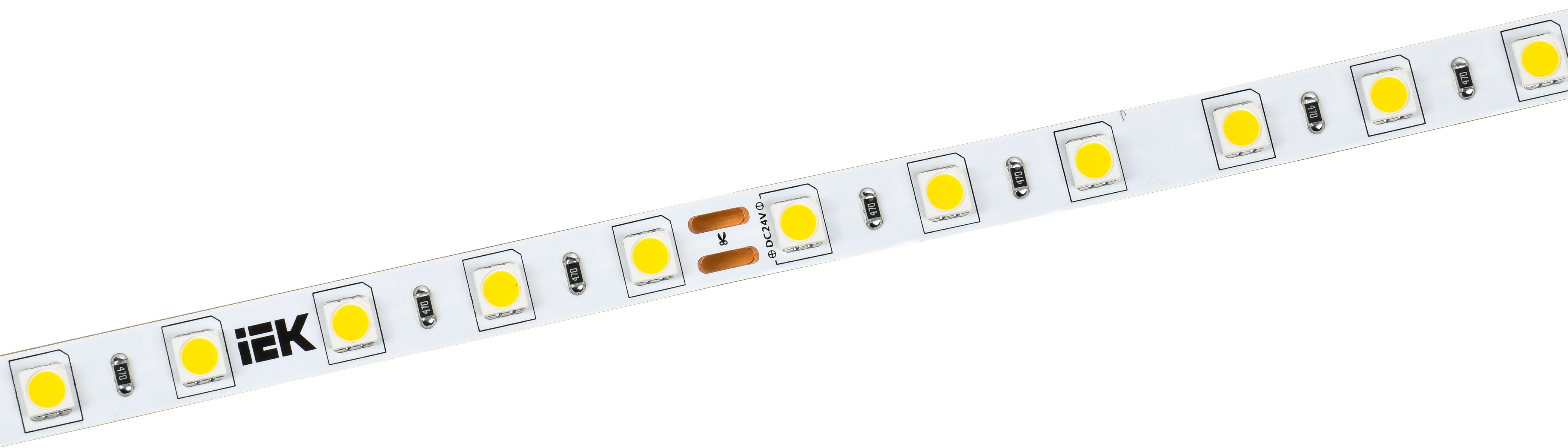 Лента светодиодная 5м LSR-5050NW60-14,4-IP20-24В IEK — фото