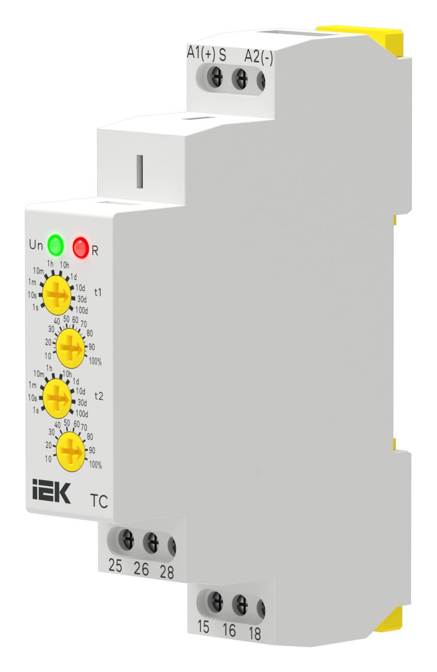 Реле циклическое TC реверсивное 2 контакта 12-240В AC/DC AC IEK — фото