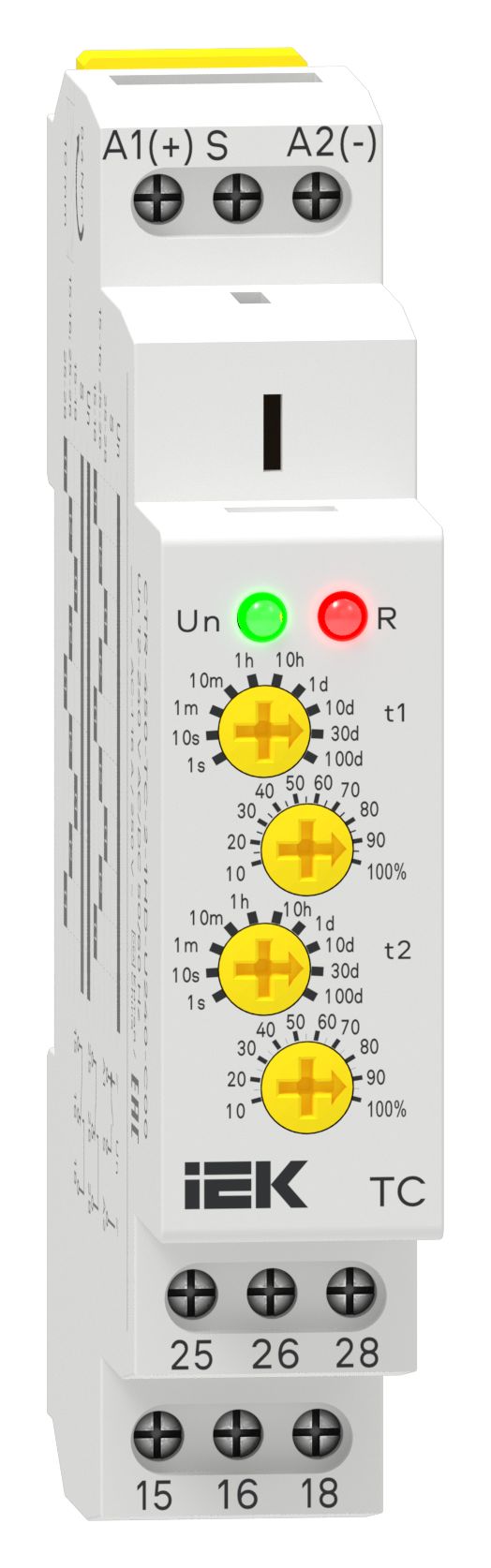 Реле циклическое TC реверсивное 2 контакта 12-240В AC/DC AC IEK — фото