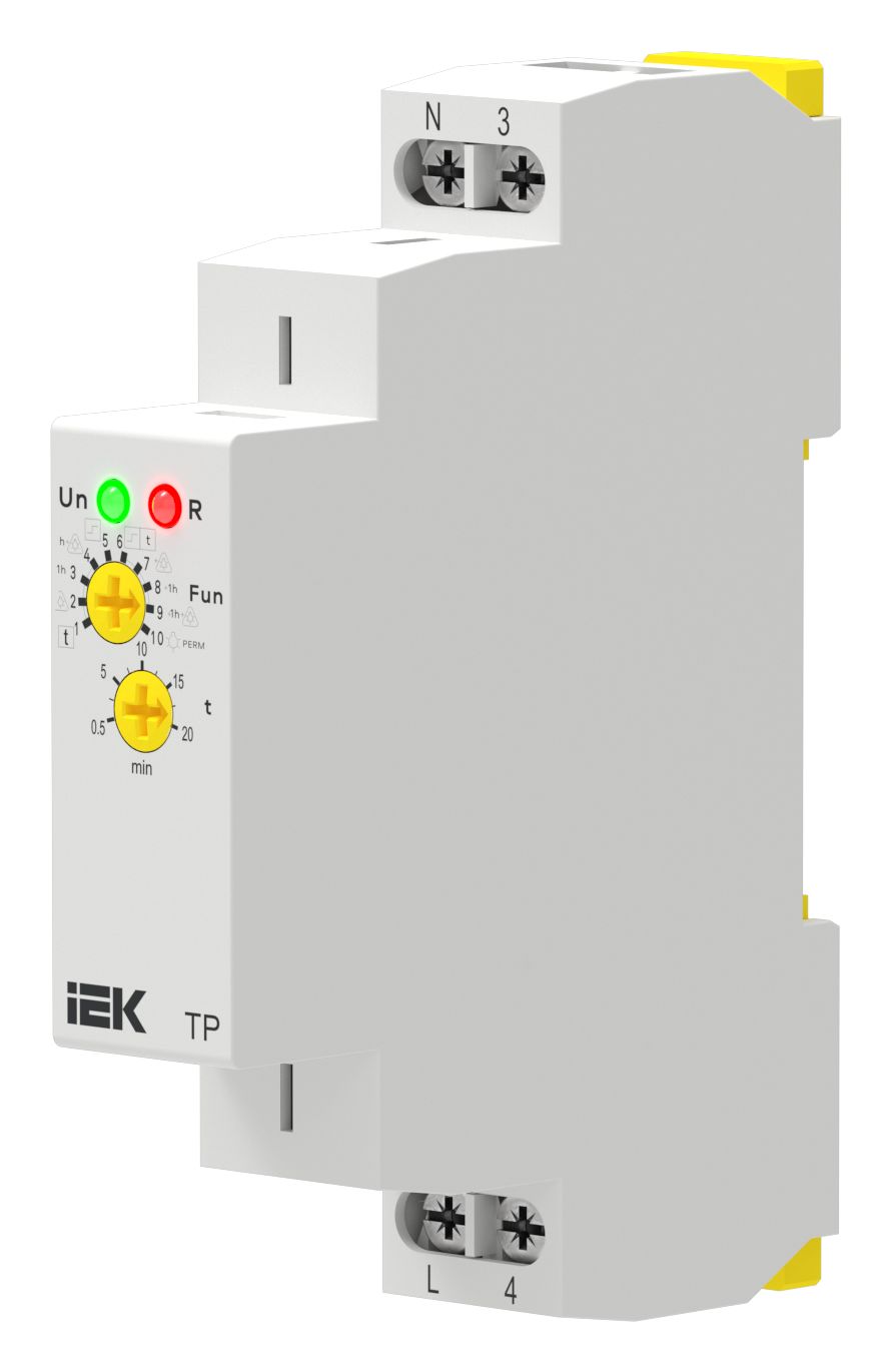 Реле импульсное TP с задержкой выключения 1 контакт 230В AC IEK — фото
