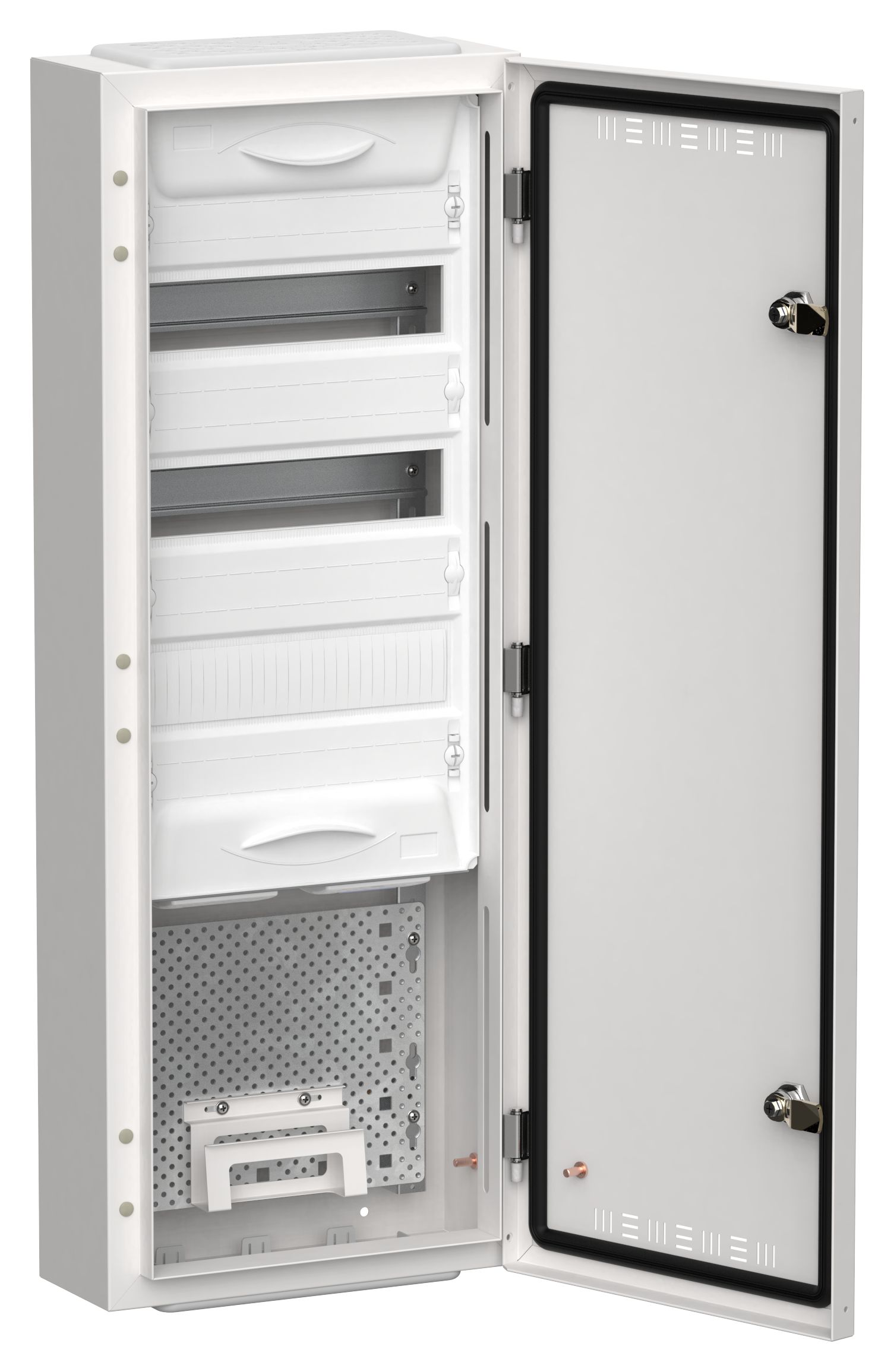 TITAN 5 Корпус комбинированный ЩРн-36 (1х60) 835х310х140мм IP30 белый IEK