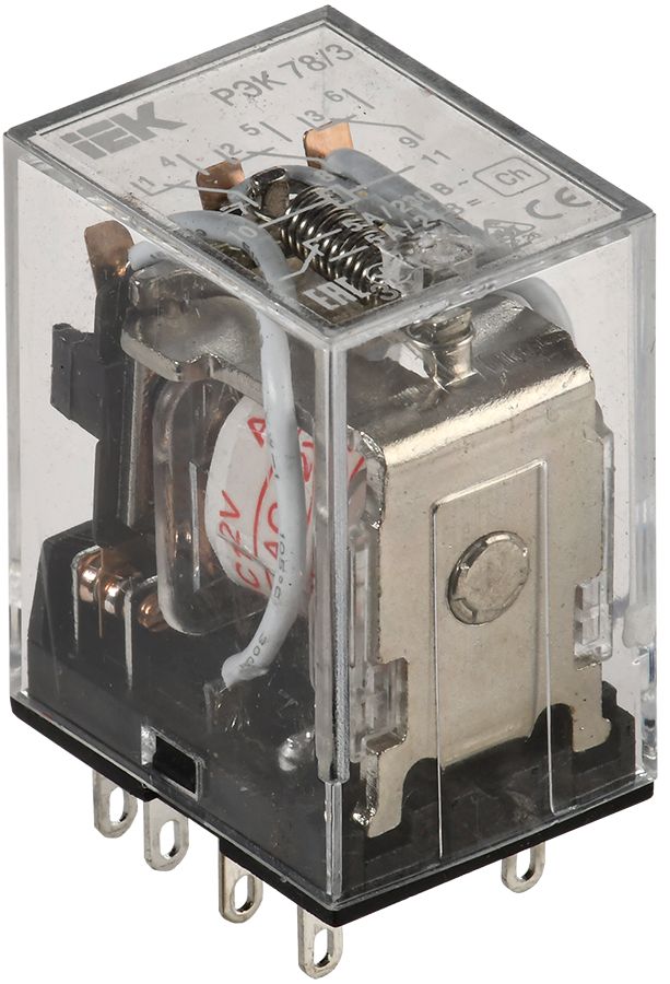 Реле РЭК78/3 5А 12В AC IEK