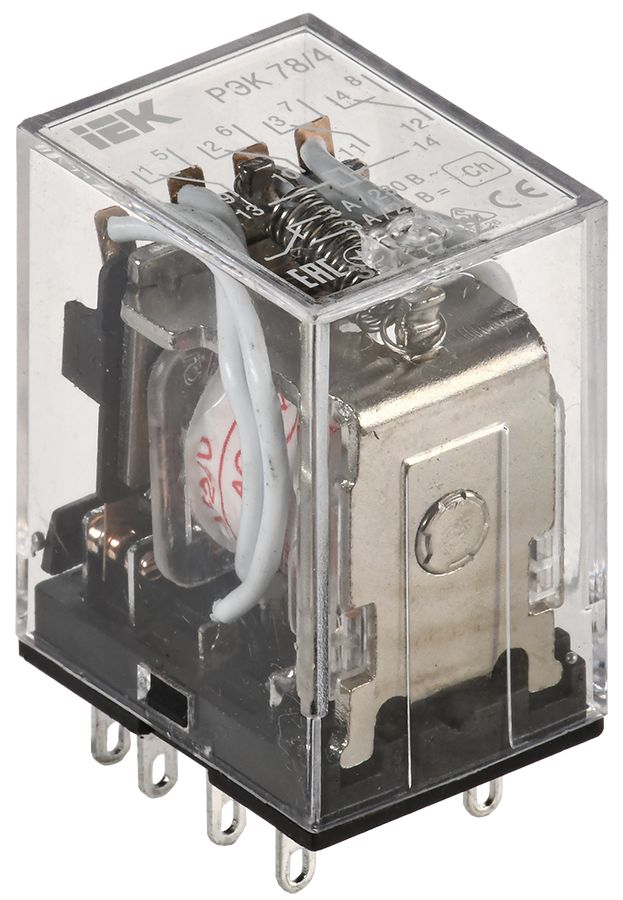 Реле РЭК78/4 3А 24В AC IEK