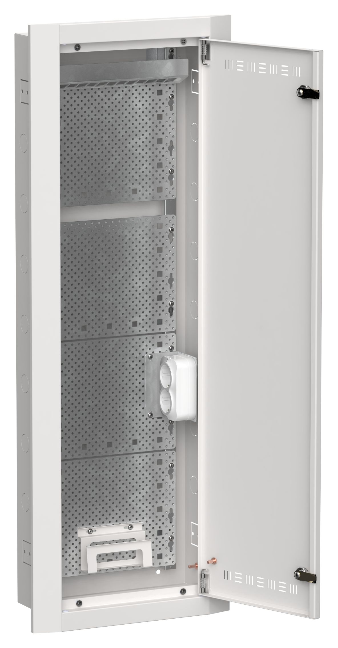 TITAN 5 Корпус мультимедиа ЩРв-72 (1х72) 1005х365х130мм IP30 белый IEK