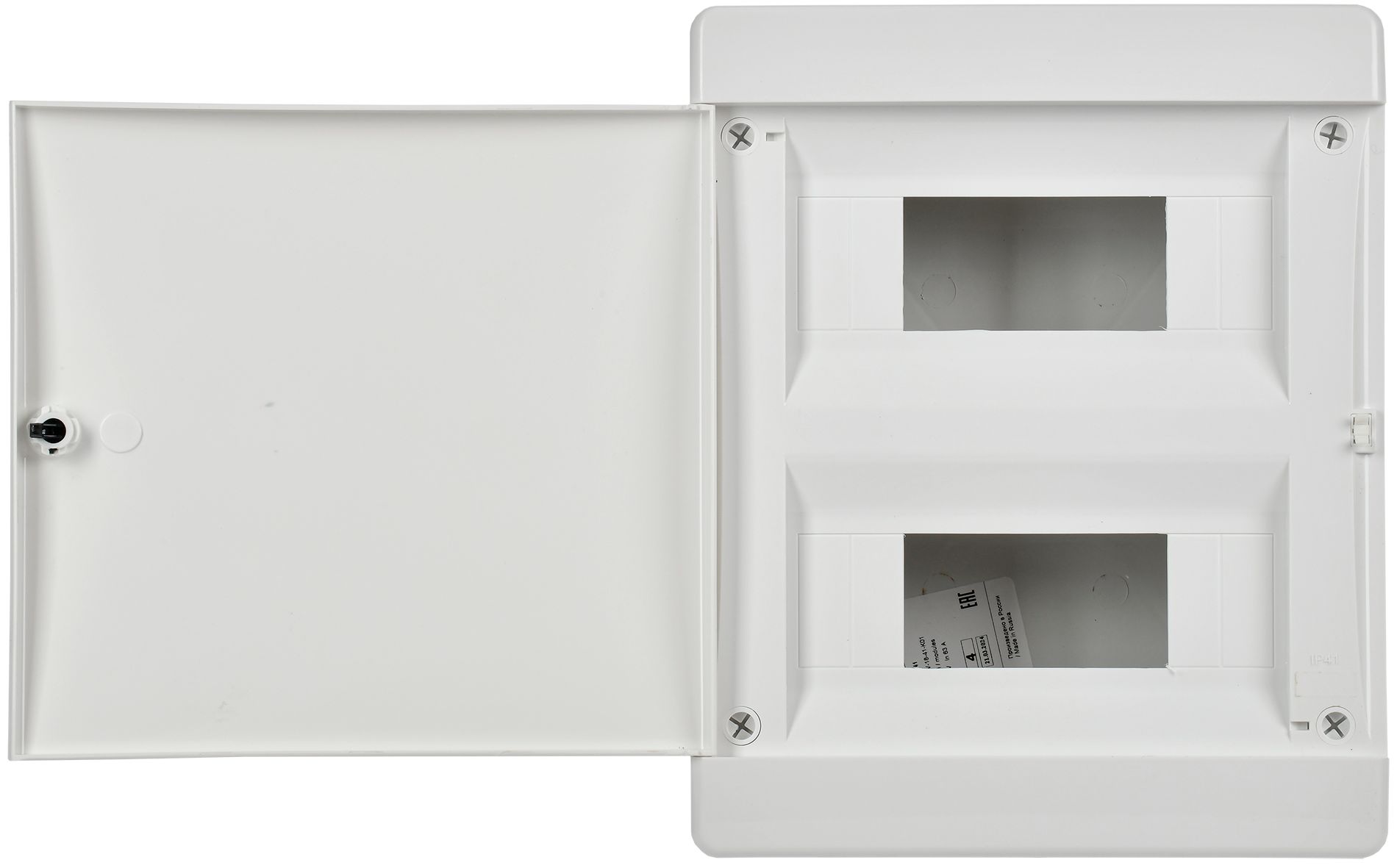 UNION Compact Корпус пластиковый ЩРВ-П-18 IP41 белая дверь IEK — фото