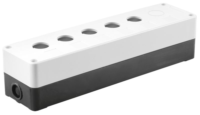 Корпус поста КП105(6) для кнопок управления 5(6) мест белый IEK