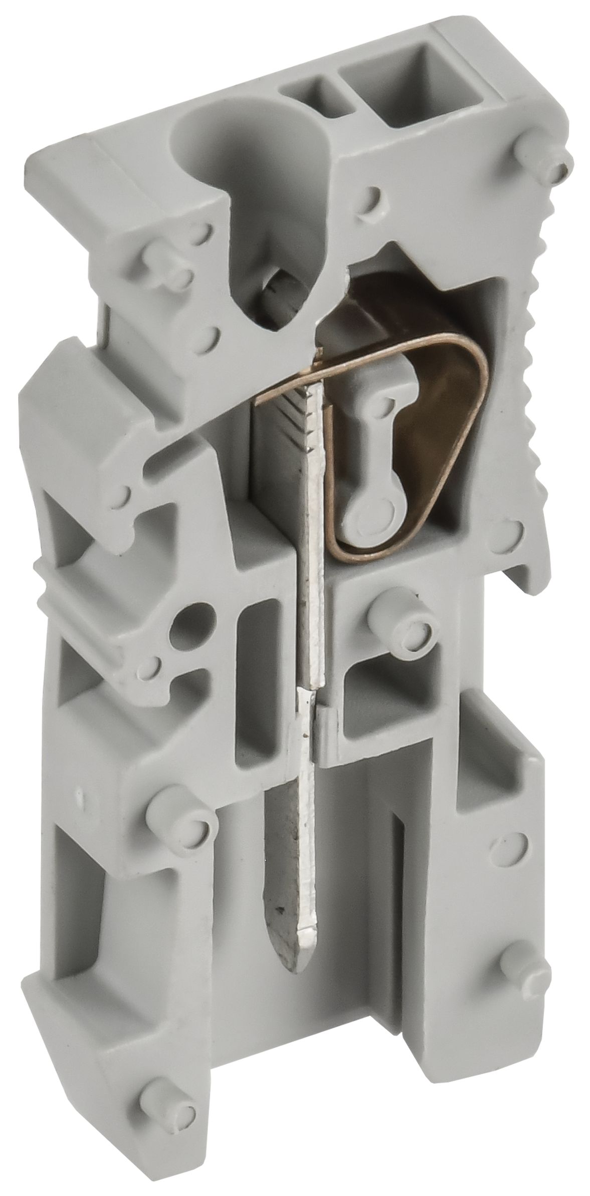 ARMAFIX Клемма пружинная CX2,5-SN 2,5мм2 разъемная на кабель (1 зажим 1 разъем) серая IEK